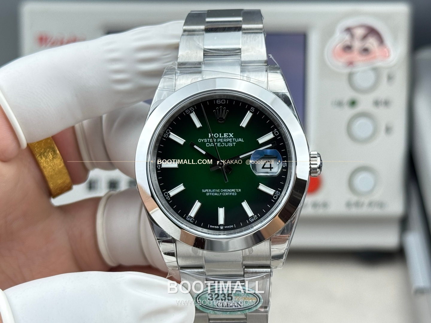 롤렉스 데이트저스트 그린 그라데이션 다이얼 오토매틱 Rolex Datejust Green Gradient Dial Automatic 41mm 1