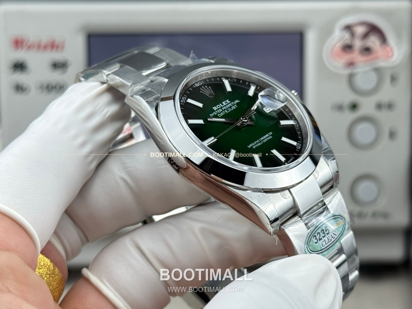 롤렉스 데이트저스트 그린 그라데이션 다이얼 오토매틱 Rolex Datejust Green Gradient Dial Automatic 41mm 6