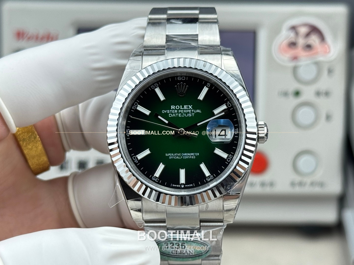 롤렉스 데이트저스트 그린 그라데이션 다이얼 오토매틱 Rolex Datejust Green Gradient Dial Automatic 41mm 1