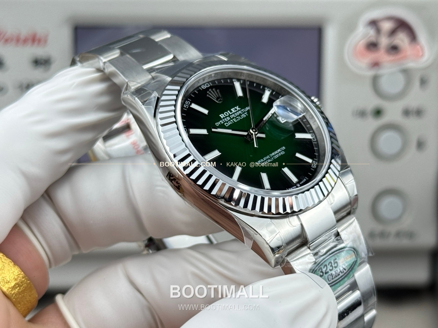 롤렉스 데이트저스트 그린 그라데이션 다이얼 오토매틱 Rolex Datejust Green Gradient Dial Automatic 41mm 6