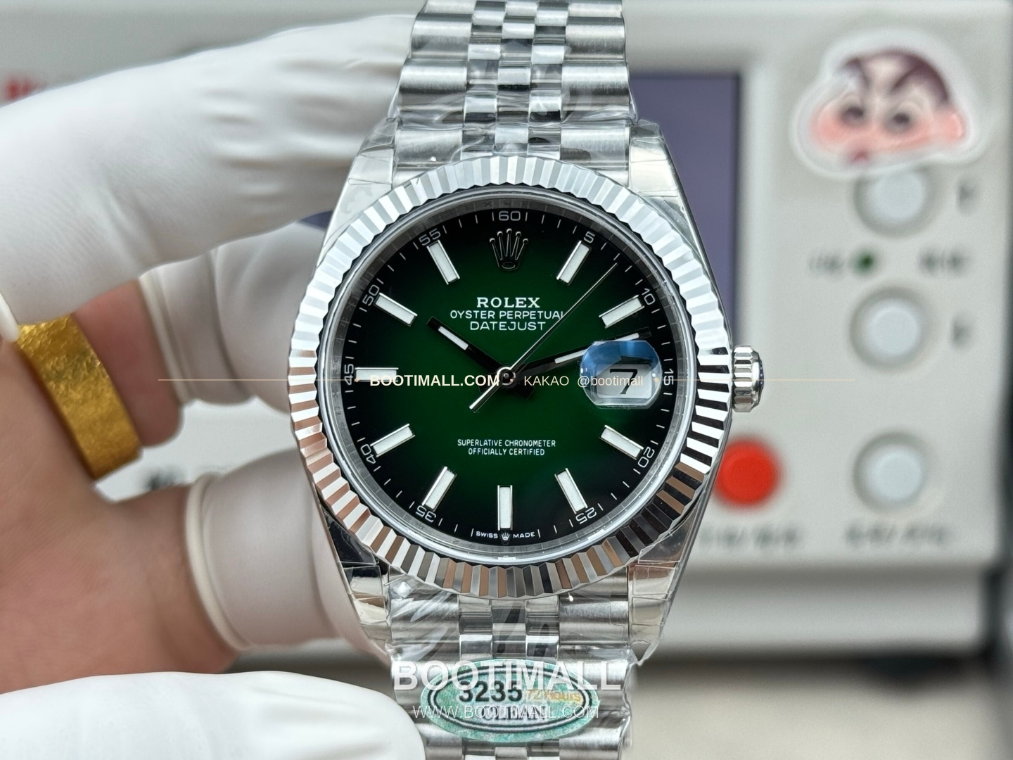 롤렉스 데이트저스트 그린 그라데이션 다이얼 오토매틱 Rolex Datejust Green Gradient Dial Automatic 41mm 1