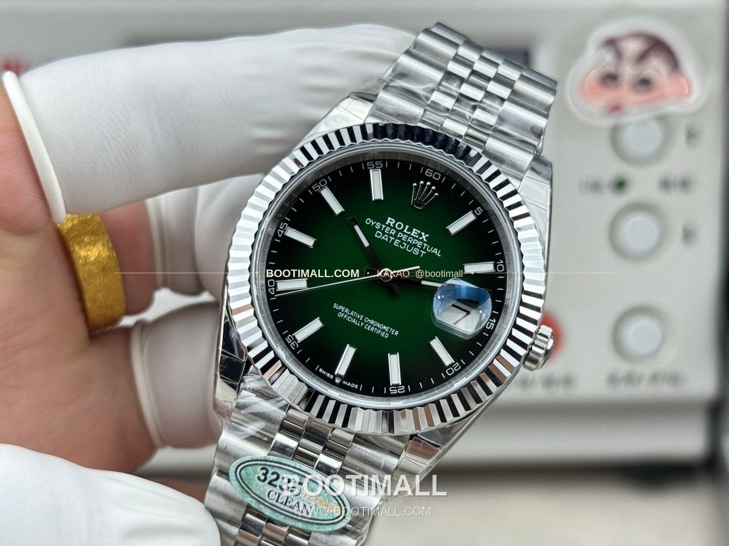 롤렉스 데이트저스트 그린 그라데이션 다이얼 오토매틱 Rolex Datejust Green Gradient Dial Automatic 41mm 3