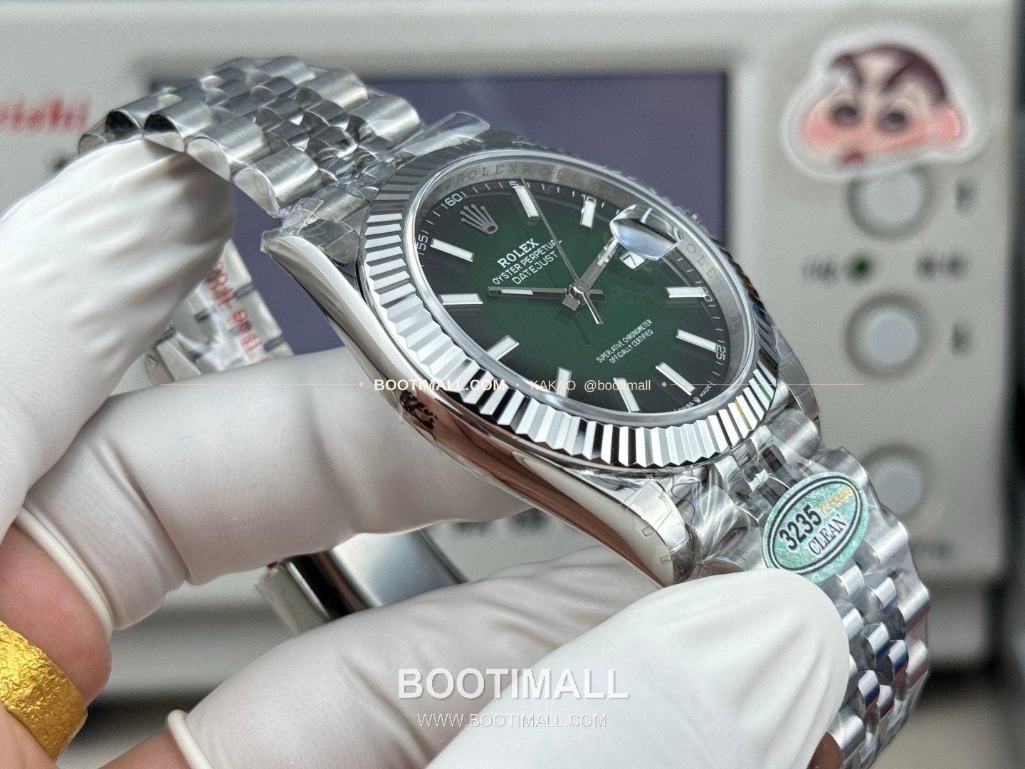 롤렉스 데이트저스트 그린 그라데이션 다이얼 오토매틱 Rolex Datejust Green Gradient Dial Automatic 41mm 6