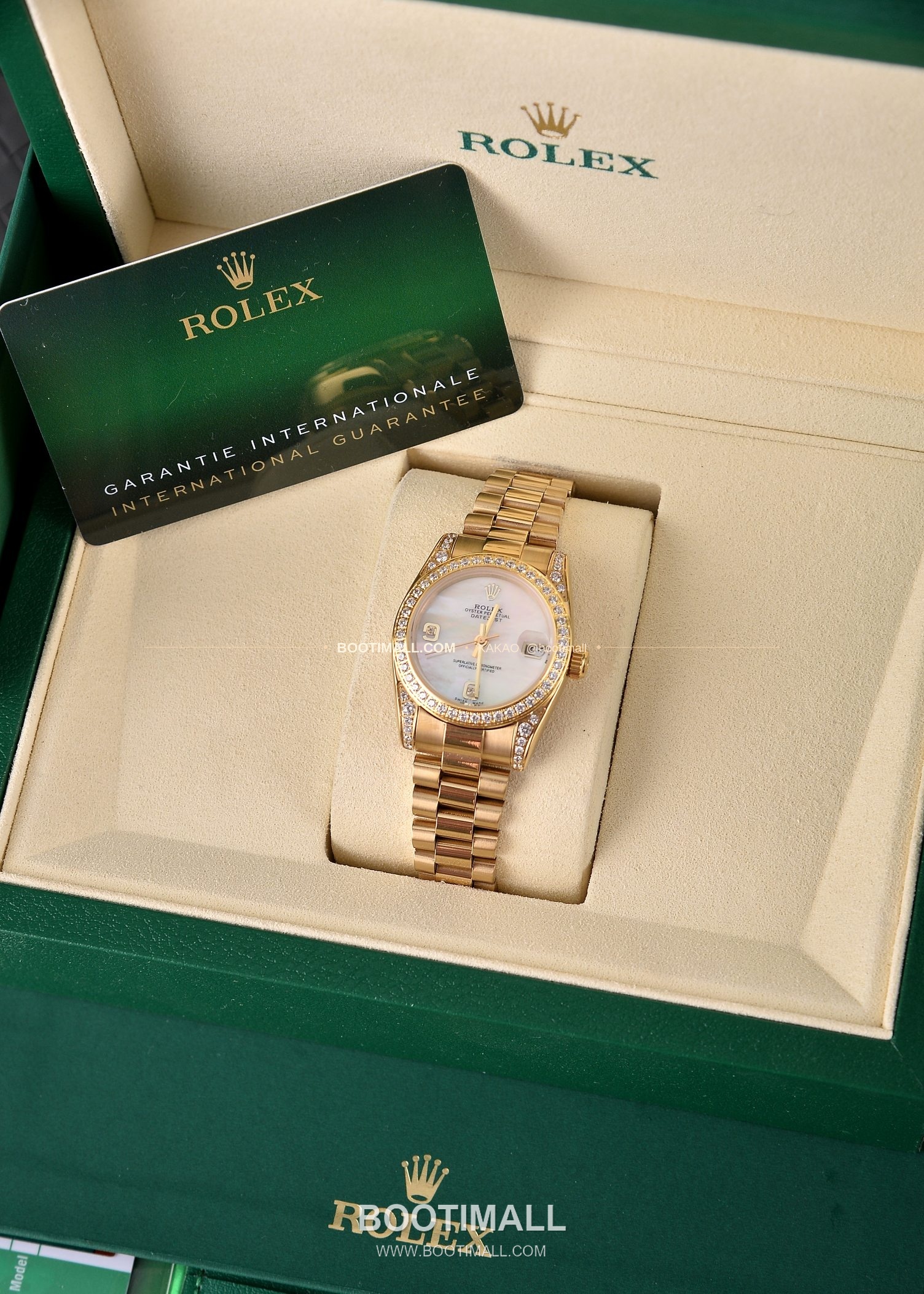 롤렉스 데이트저스트 31 자개 컬러 다이얼 다이아 세팅 오토매틱 Rolex Datejust 31 Mother of Pearl Dial Diamond Setting Automatic 31mm 2