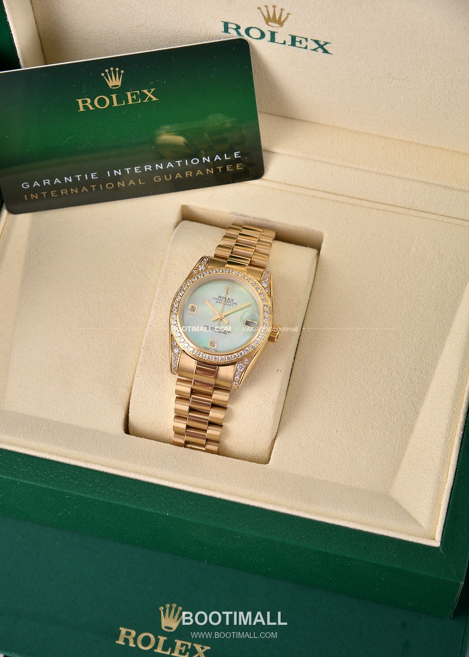 롤렉스 데이트저스트 31 자개 컬러 다이얼 다이아 세팅 오토매틱 Rolex Datejust 31 Mother of Pearl Dial Diamond Setting Automatic 31mm 4