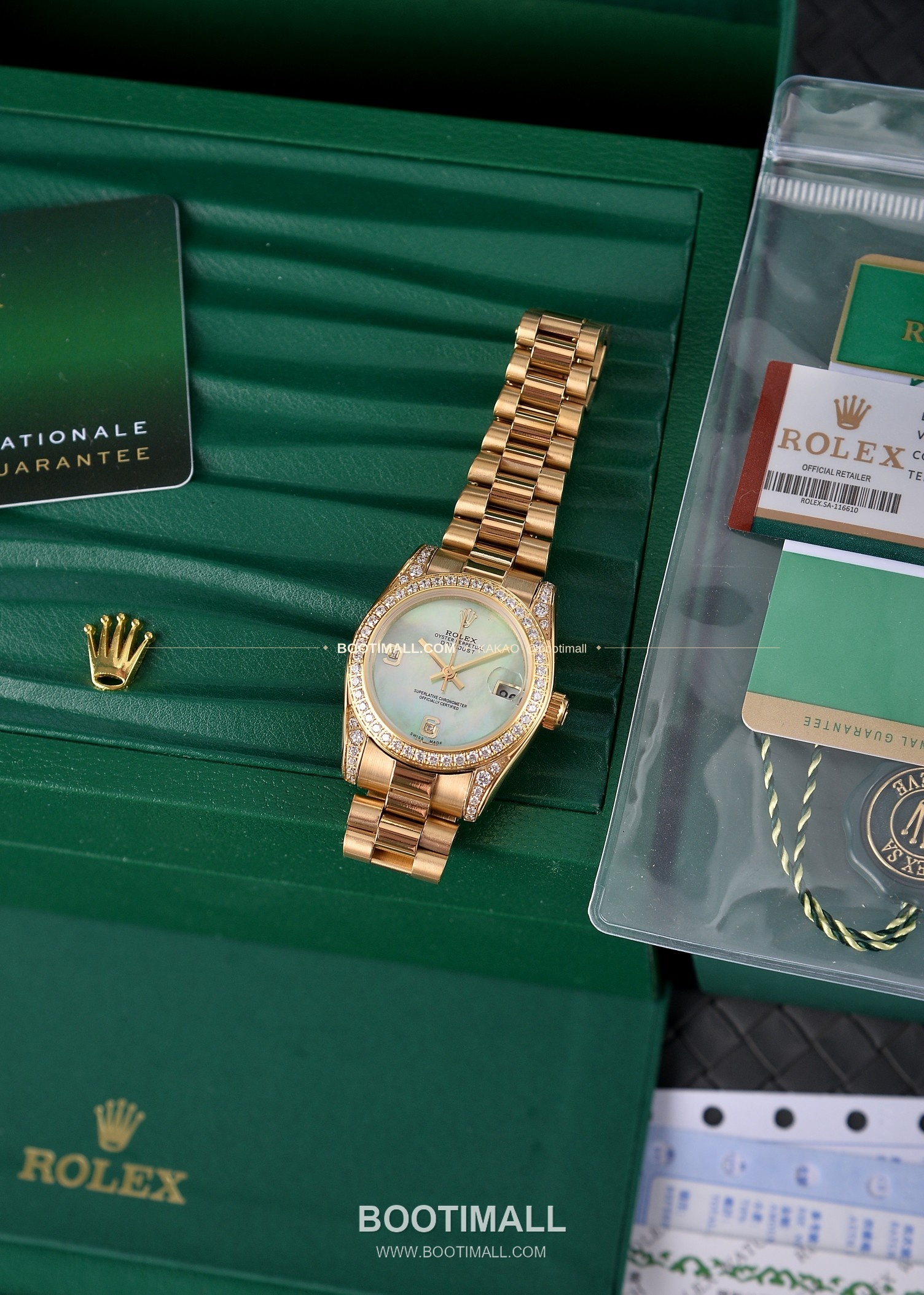 롤렉스 데이트저스트 31 자개 컬러 다이얼 다이아 세팅 오토매틱 Rolex Datejust 31 Mother of Pearl Dial Diamond Setting Automatic 31mm 5