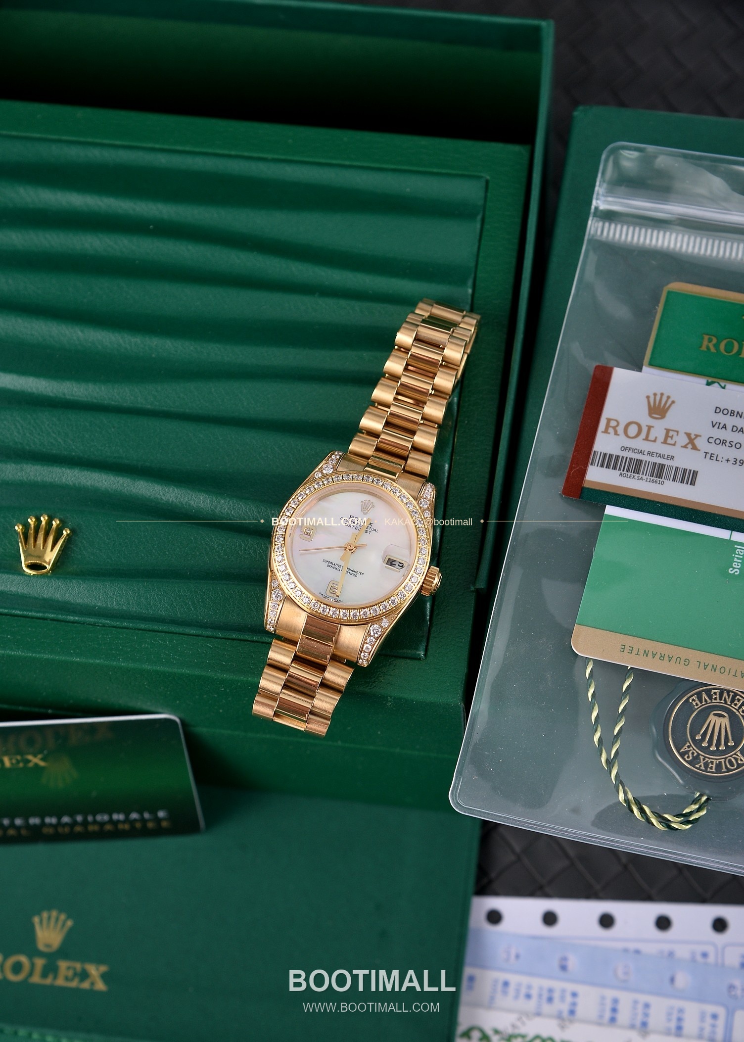 롤렉스 데이트저스트 31 자개 컬러 다이얼 다이아 세팅 오토매틱 Rolex Datejust 31 Mother of Pearl Dial Diamond Setting Automatic 31mm 6