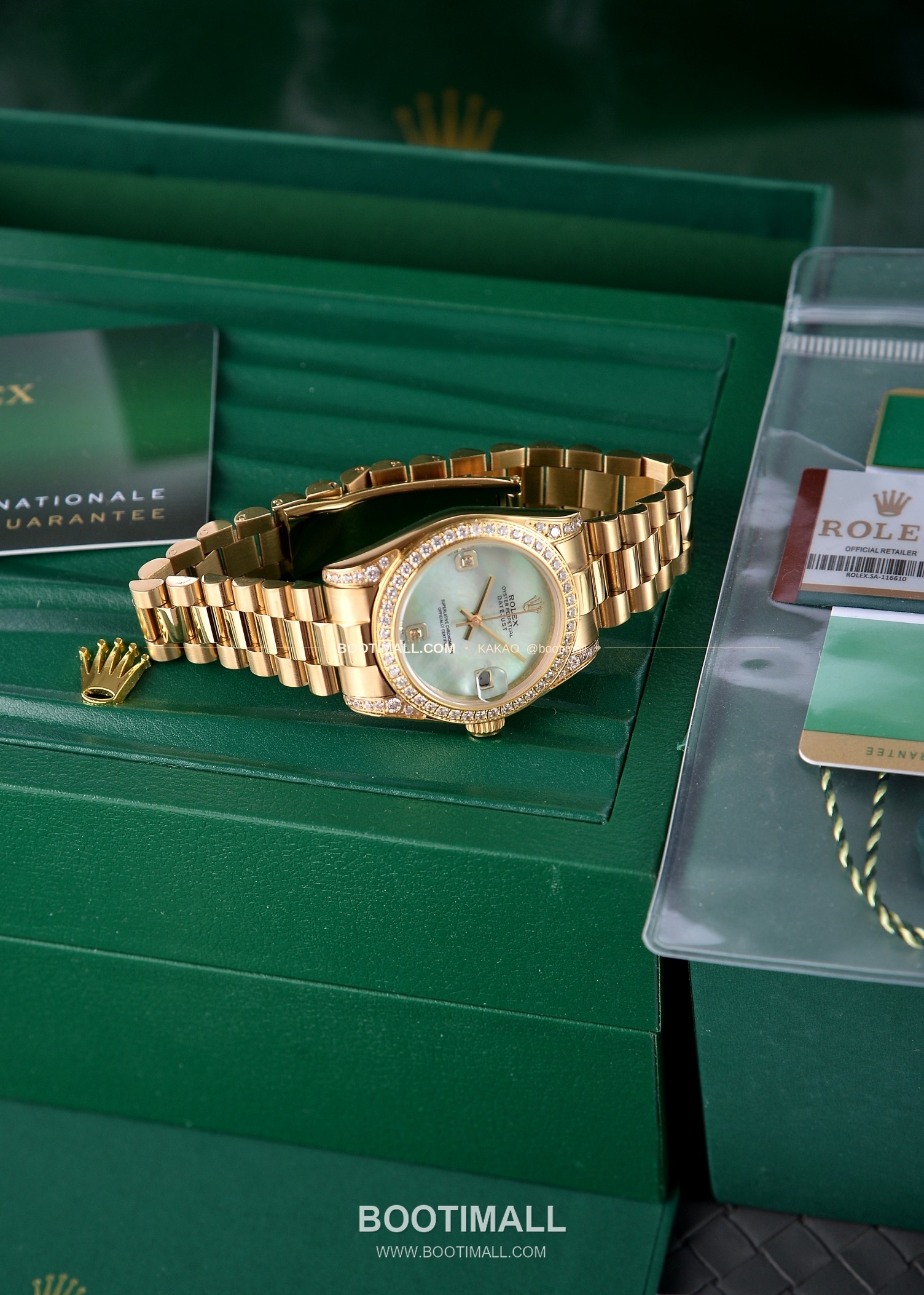 롤렉스 데이트저스트 31 자개 컬러 다이얼 다이아 세팅 오토매틱 Rolex Datejust 31 Mother of Pearl Dial Diamond Setting Automatic 31mm 8