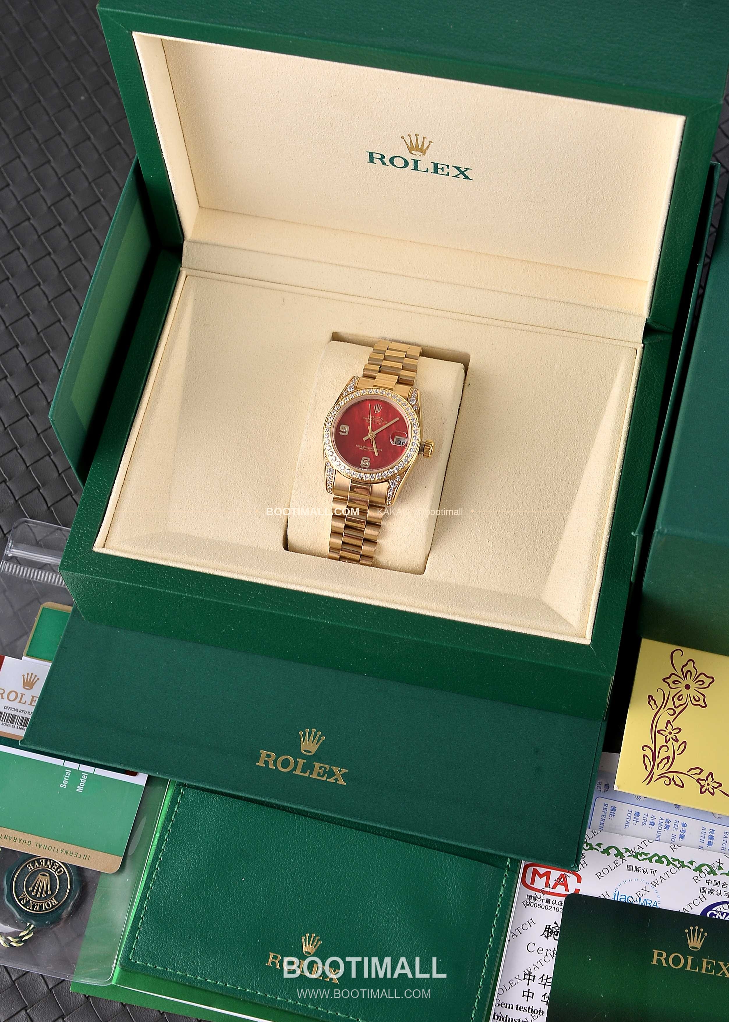 롤렉스 데이트저스트 31 자개 컬러 다이얼 다이아 세팅 오토매틱 Rolex Datejust 31 Mother of Pearl Dial Diamond Setting Automatic 31mm 1