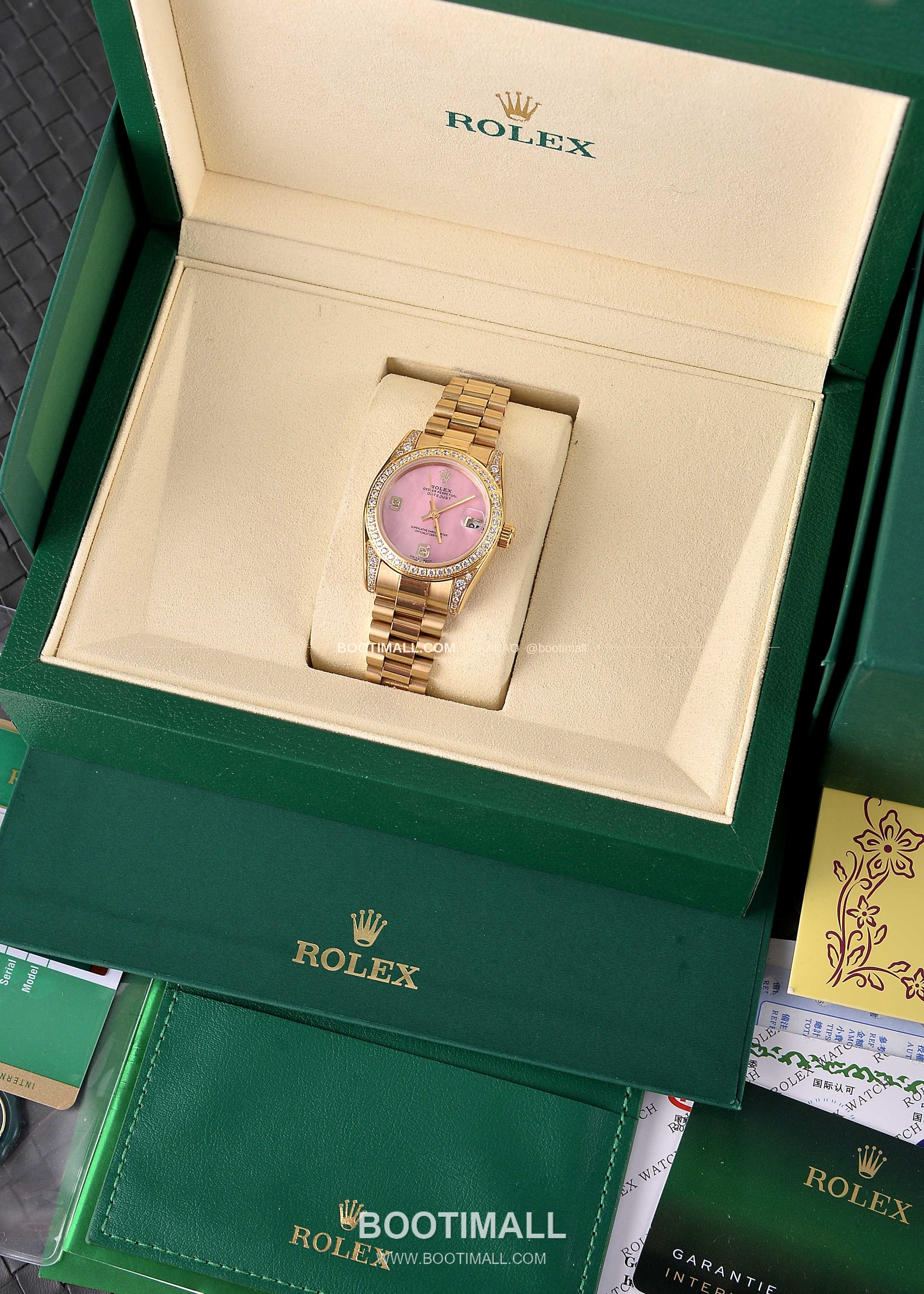 롤렉스 데이트저스트 31 자개 컬러 다이얼 다이아 세팅 오토매틱 Rolex Datejust 31 Mother of Pearl Dial Diamond Setting Automatic 31mm 1