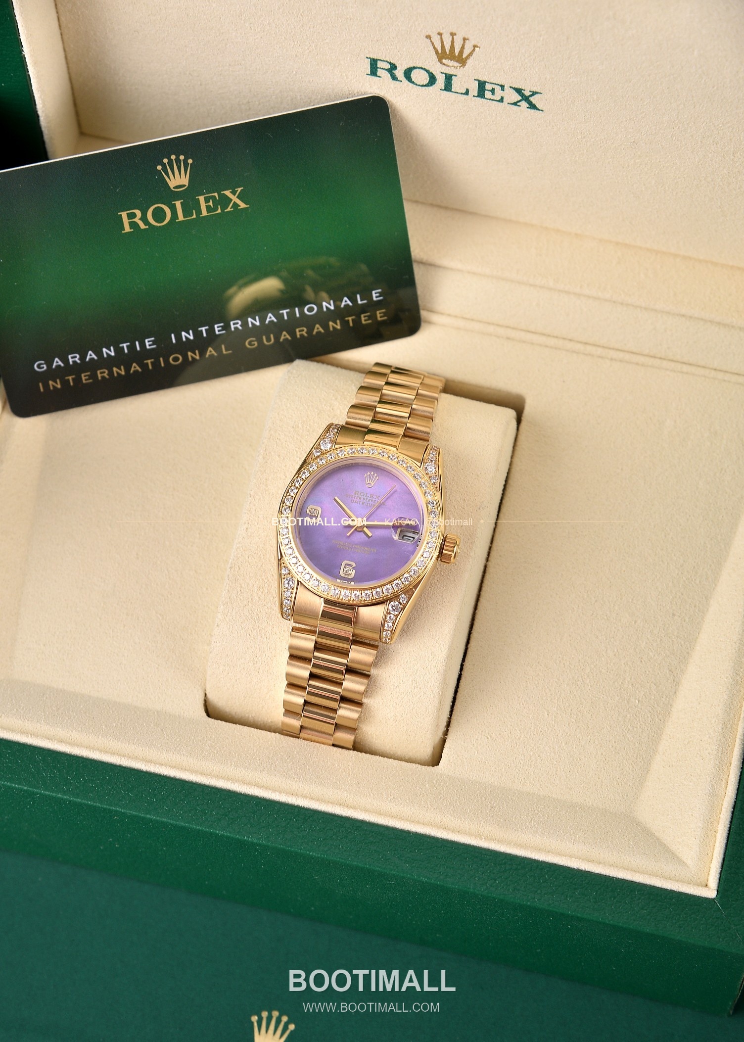 롤렉스 데이트저스트 31 자개 컬러 다이얼 다이아 세팅 오토매틱 Rolex Datejust 31 Mother of Pearl Dial Diamond Setting Automatic 31mm 4