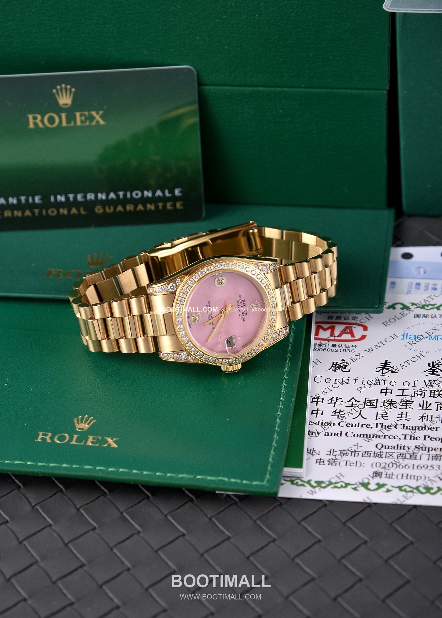 롤렉스 데이트저스트 31 자개 컬러 다이얼 다이아 세팅 오토매틱 Rolex Datejust 31 Mother of Pearl Dial Diamond Setting Automatic 31mm 5