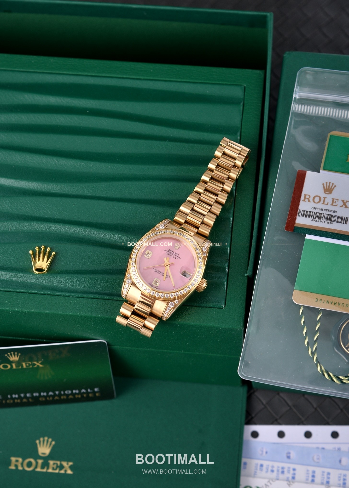 롤렉스 데이트저스트 31 자개 컬러 다이얼 다이아 세팅 오토매틱 Rolex Datejust 31 Mother of Pearl Dial Diamond Setting Automatic 31mm 6