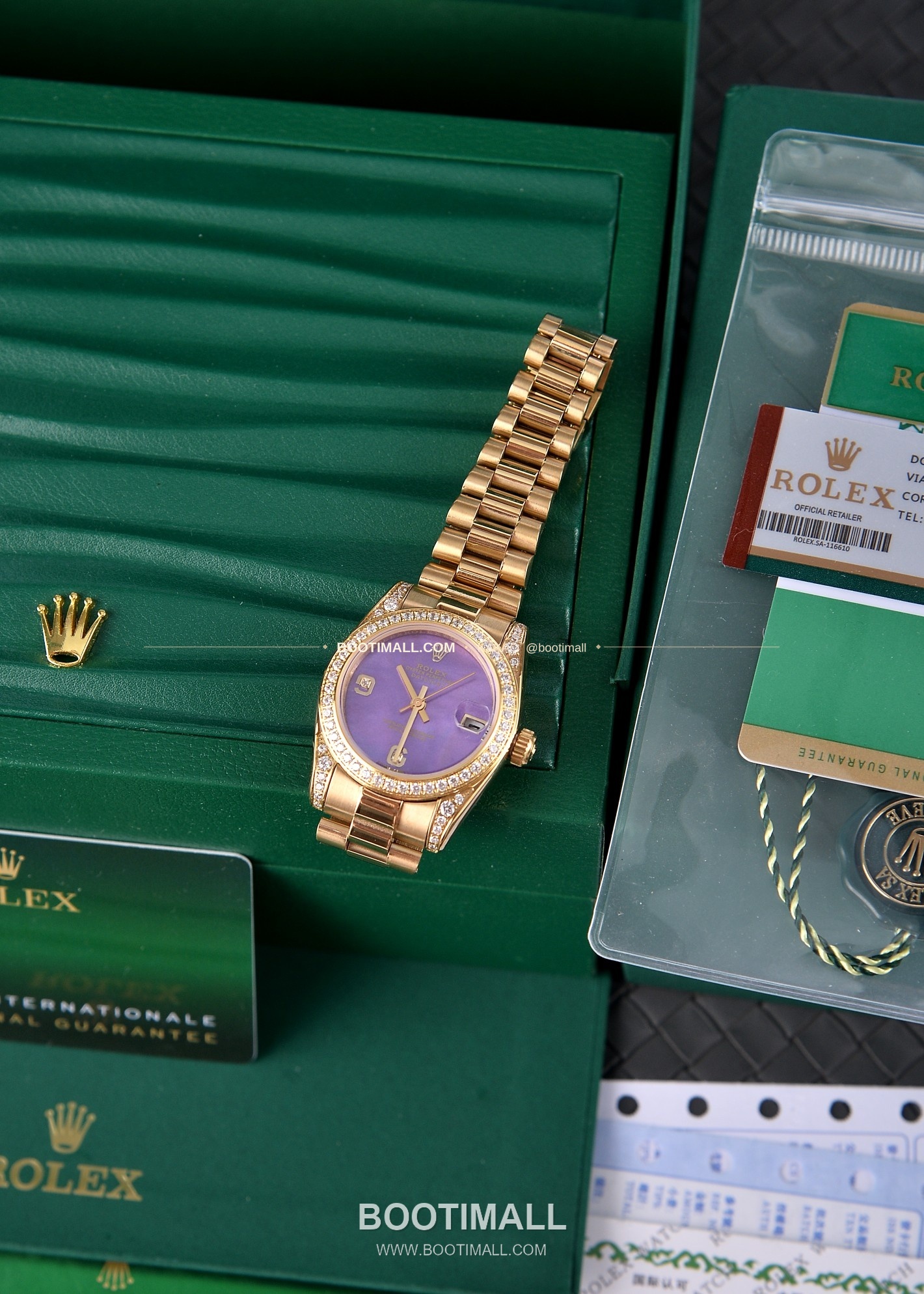 롤렉스 데이트저스트 31 자개 컬러 다이얼 다이아 세팅 오토매틱 Rolex Datejust 31 Mother of Pearl Dial Diamond Setting Automatic 31mm 8