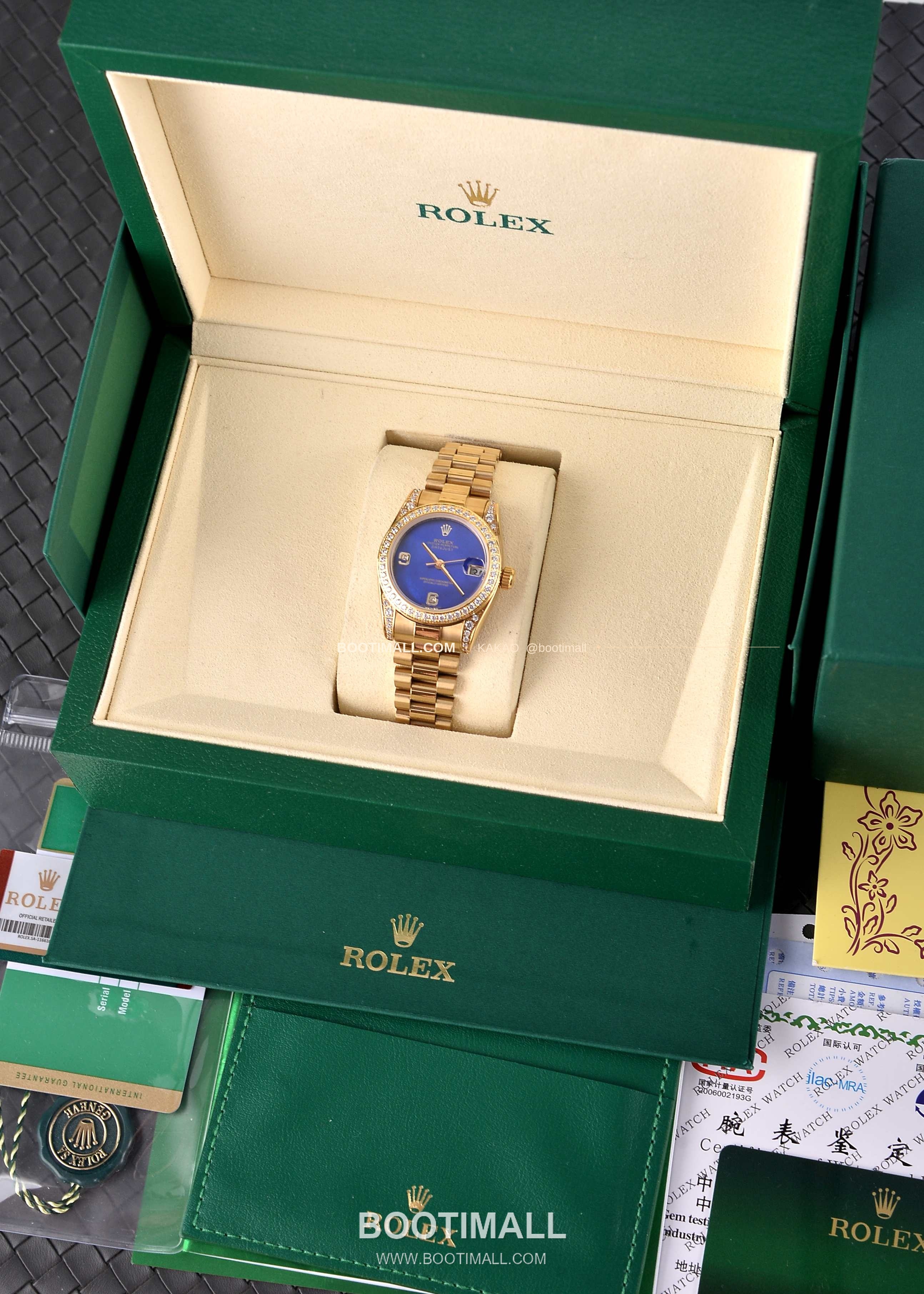롤렉스 데이트저스트 31 자개 컬러 다이얼 다이아 세팅 오토매틱 Rolex Datejust 31 Mother of Pearl Dial Diamond Setting Automatic 31mm 1