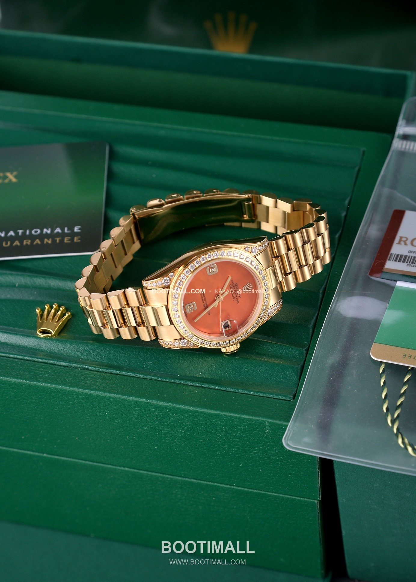 롤렉스 데이트저스트 31 자개 컬러 다이얼 다이아 세팅 오토매틱 Rolex Datejust 31 Mother of Pearl Dial Diamond Setting Automatic 31mm 5