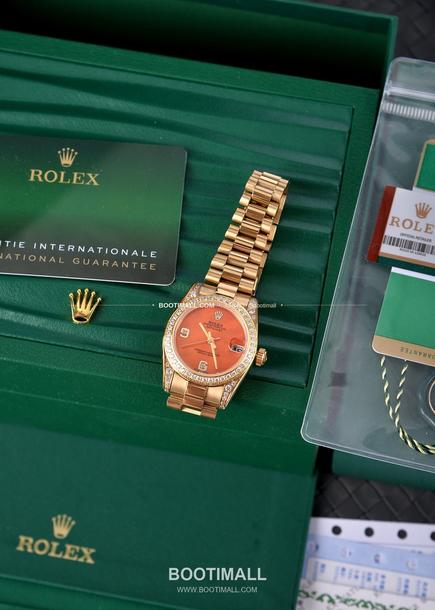 롤렉스 데이트저스트 31 자개 컬러 다이얼 다이아 세팅 오토매틱 Rolex Datejust 31 Mother of Pearl Dial Diamond Setting Automatic 31mm 6