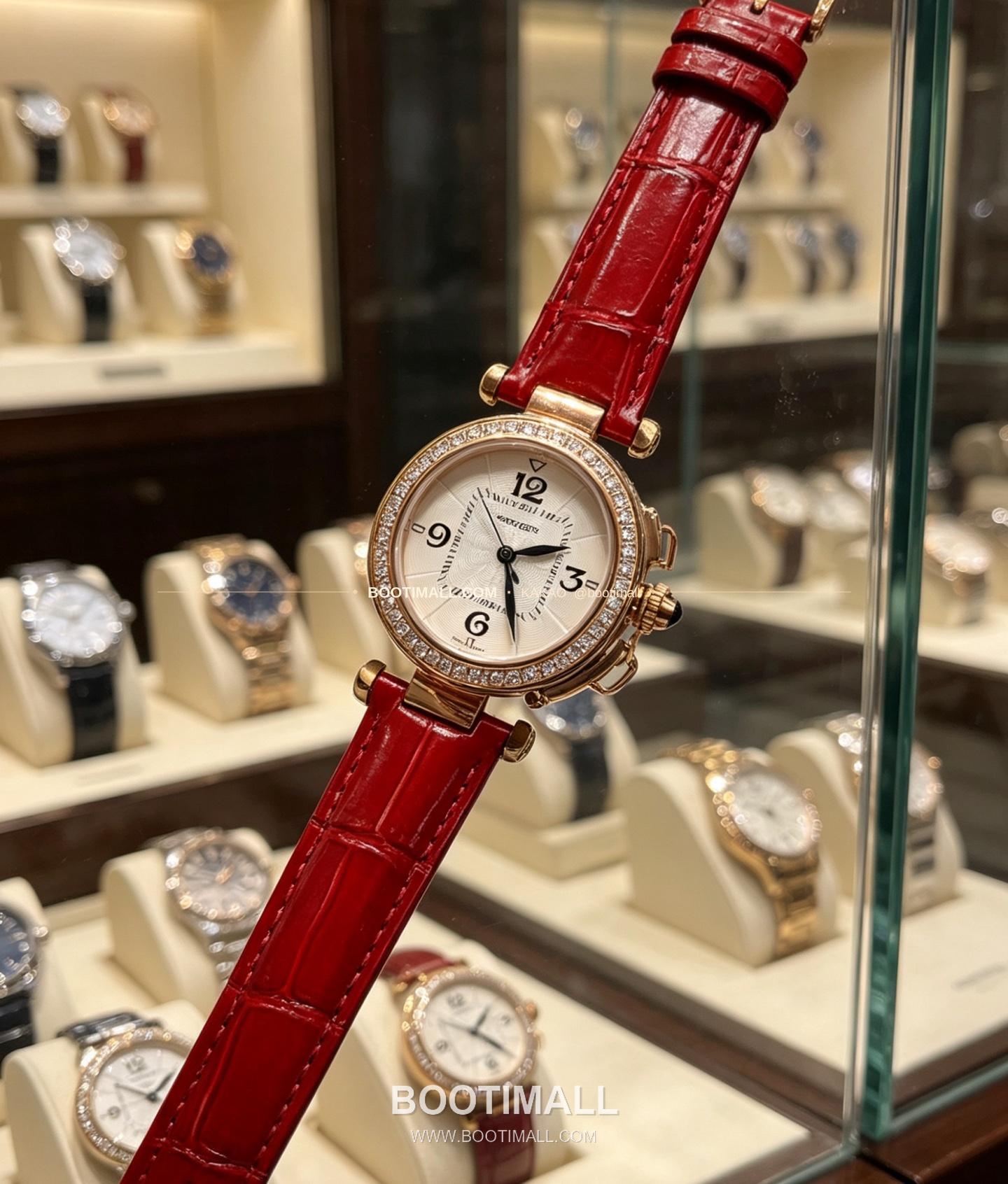 까르띠에 파샤 드 까르띠에 스틸 블루핸즈 쿼츠 Cartier Pasha de Cartier Steel Blue Hands Quartz 35mm 4