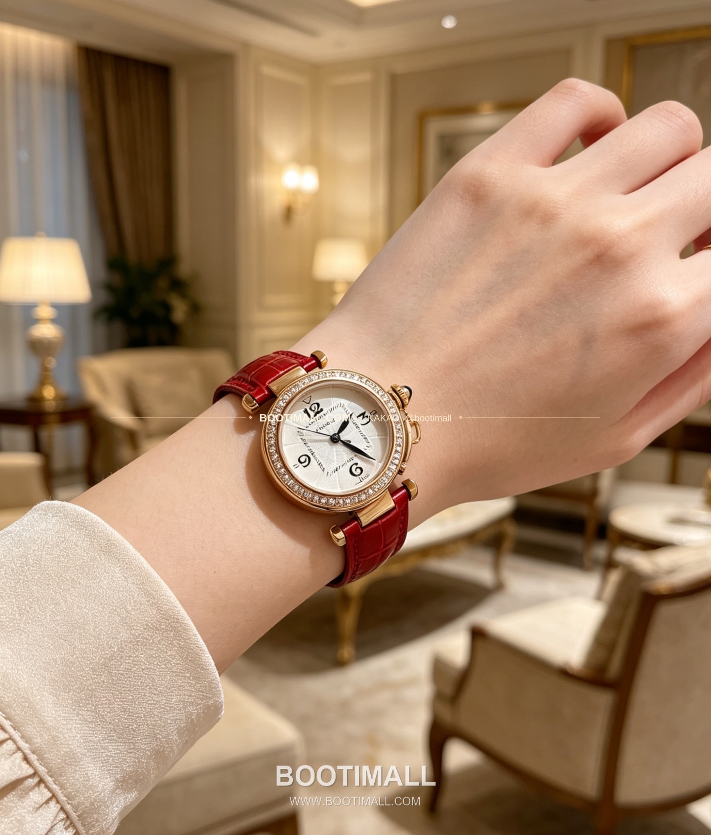 까르띠에 파샤 드 까르띠에 스틸 블루핸즈 쿼츠 Cartier Pasha de Cartier Steel Blue Hands Quartz 35mm 8