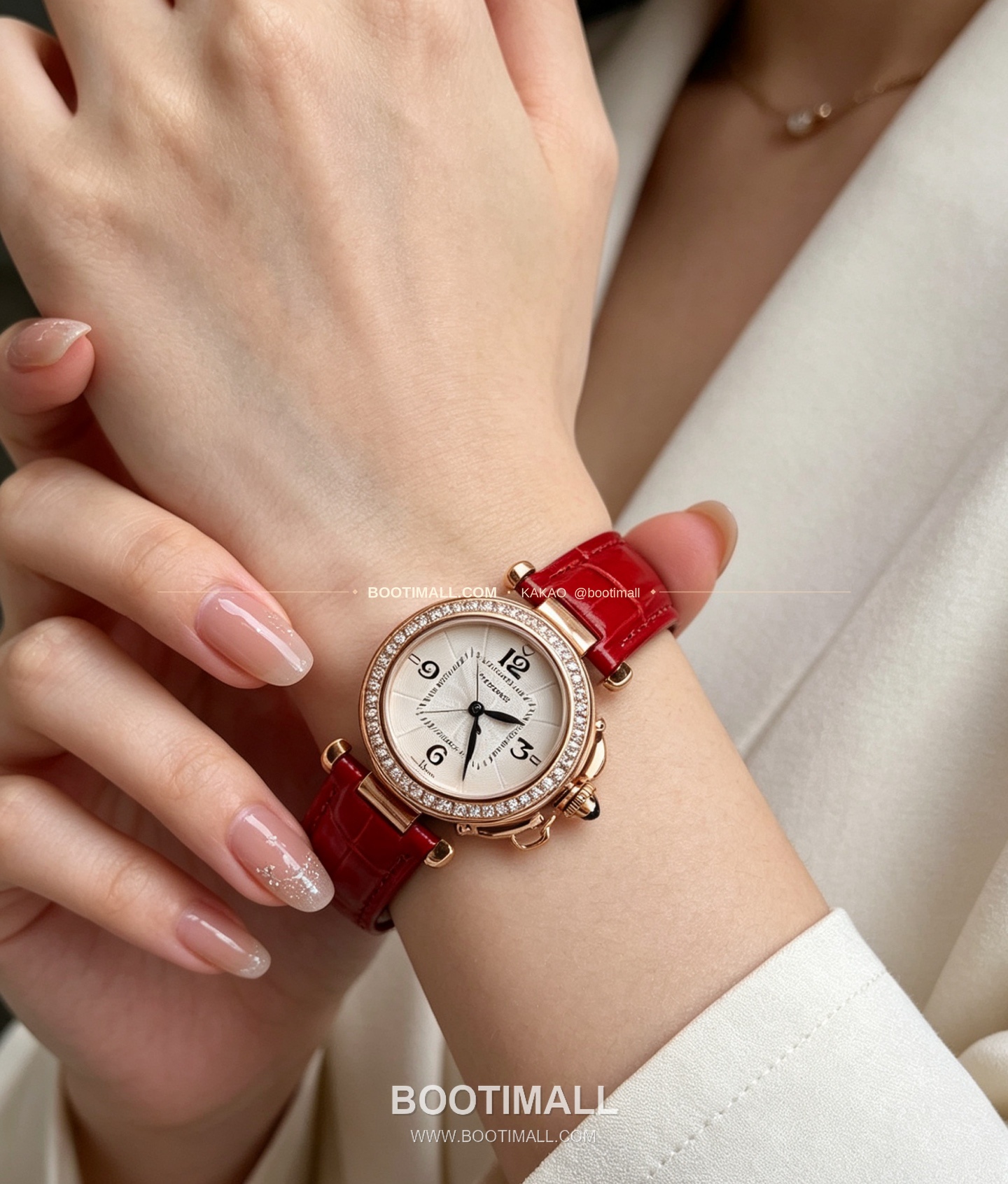 까르띠에 파샤 드 까르띠에 스틸 블루핸즈 쿼츠 Cartier Pasha de Cartier Steel Blue Hands Quartz 35mm 9