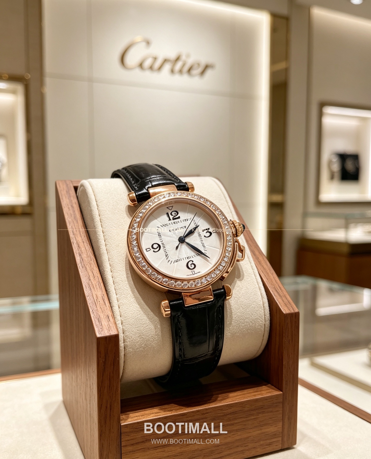 까르띠에 파샤 드 까르띠에 스틸 블루핸즈 쿼츠 Cartier Pasha de Cartier Steel Blue Hands Quartz 35mm 1