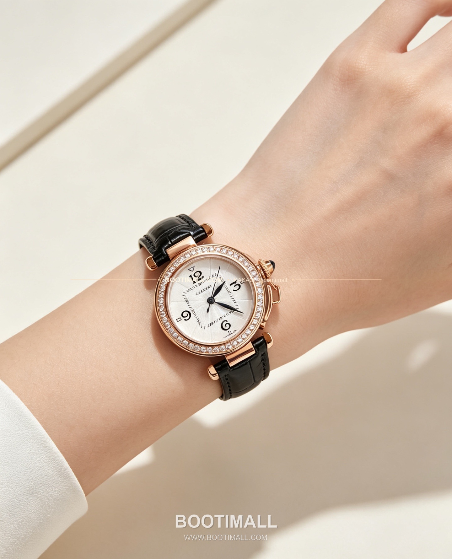 까르띠에 파샤 드 까르띠에 스틸 블루핸즈 쿼츠 Cartier Pasha de Cartier Steel Blue Hands Quartz 35mm 4