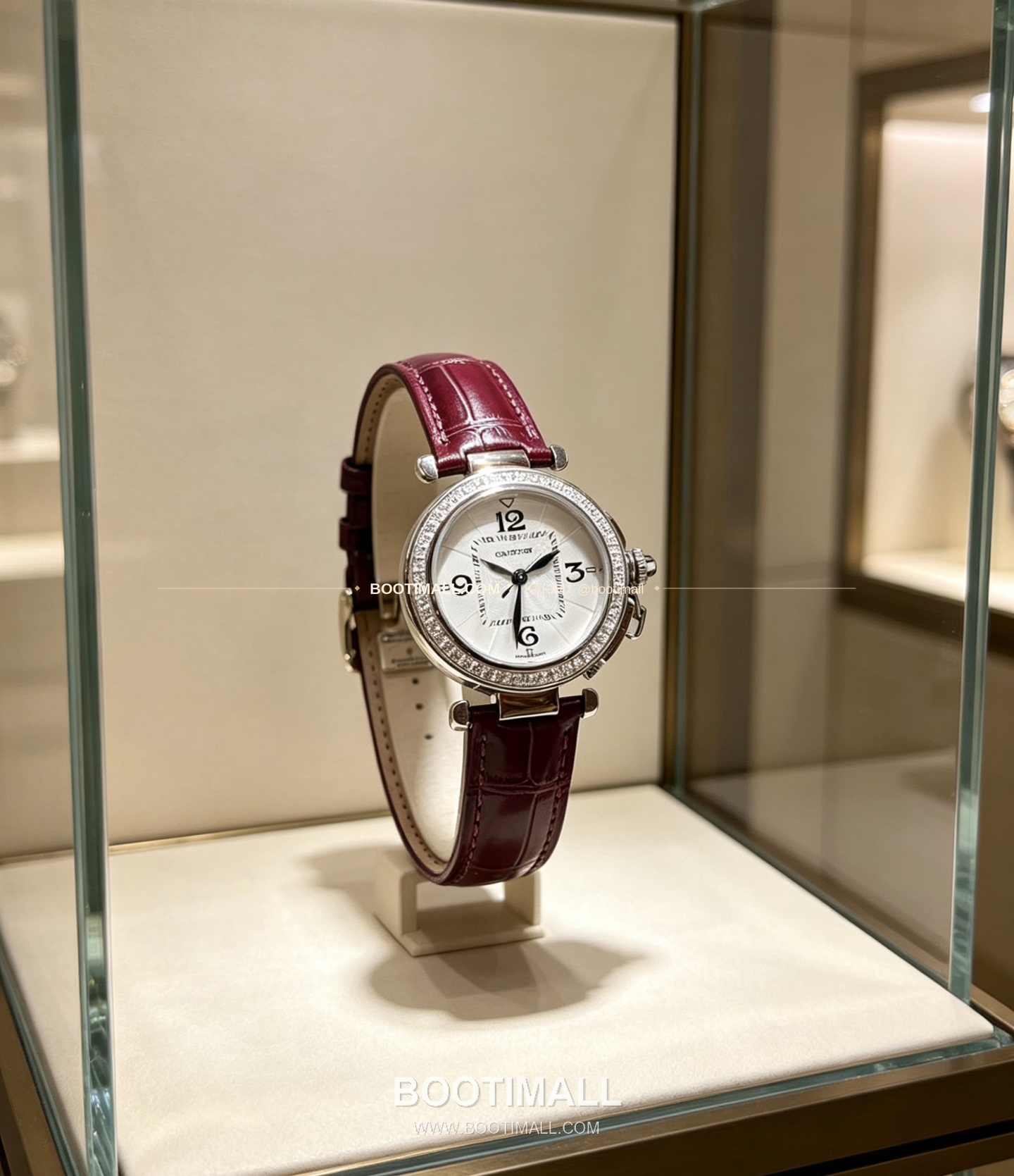 까르띠에 파샤 드 까르띠에 스틸 블루핸즈 쿼츠 Cartier Pasha de Cartier Steel Blue Hands Quartz 35mm 2