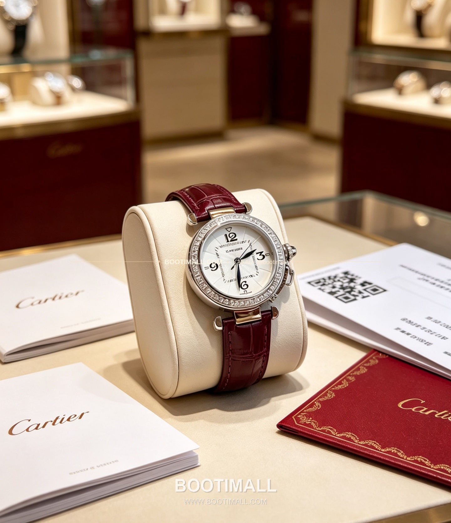 까르띠에 파샤 드 까르띠에 스틸 블루핸즈 쿼츠 Cartier Pasha de Cartier Steel Blue Hands Quartz 35mm 3