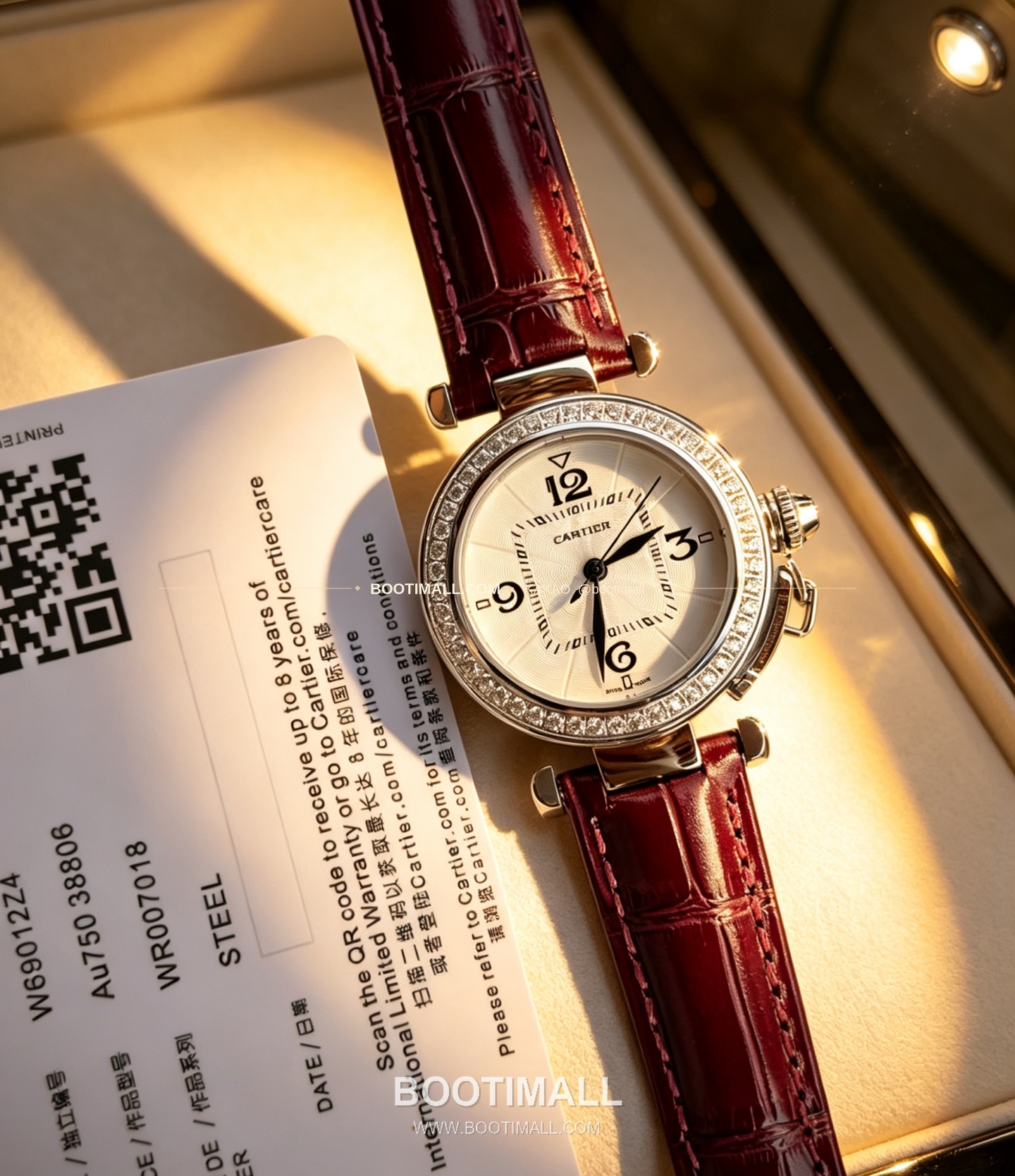 까르띠에 파샤 드 까르띠에 스틸 블루핸즈 쿼츠 Cartier Pasha de Cartier Steel Blue Hands Quartz 35mm 4