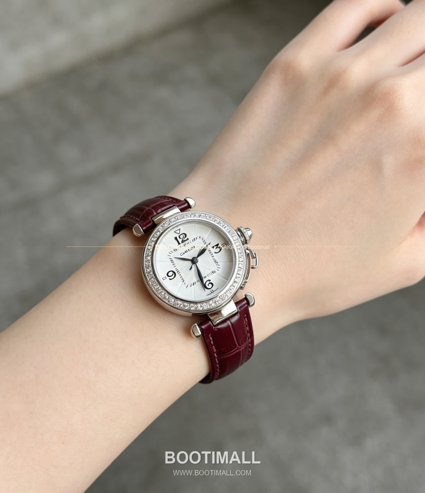 까르띠에 파샤 드 까르띠에 스틸 블루핸즈 쿼츠 Cartier Pasha de Cartier Steel Blue Hands Quartz 35mm 7