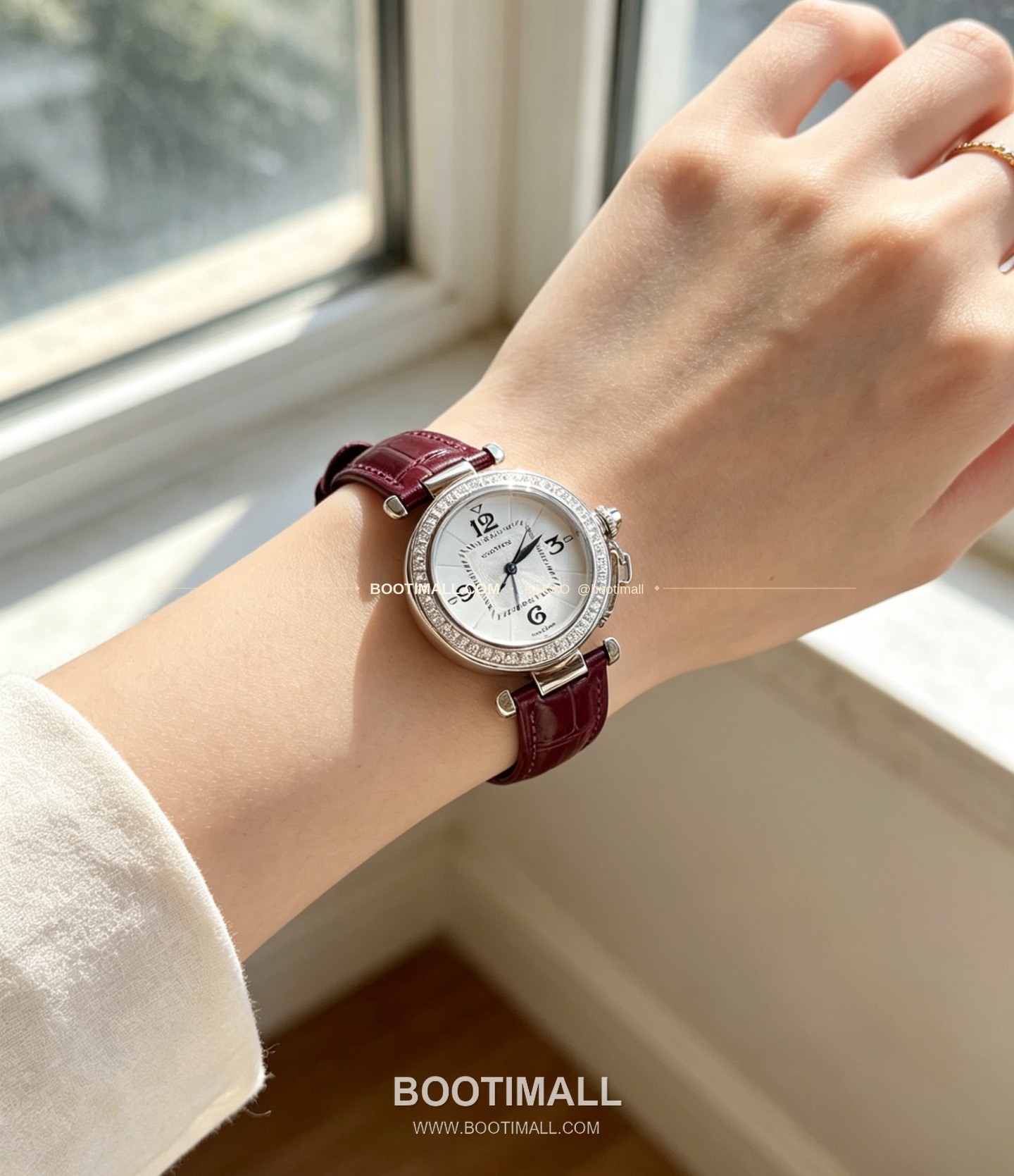 까르띠에 파샤 드 까르띠에 스틸 블루핸즈 쿼츠 Cartier Pasha de Cartier Steel Blue Hands Quartz 35mm 9