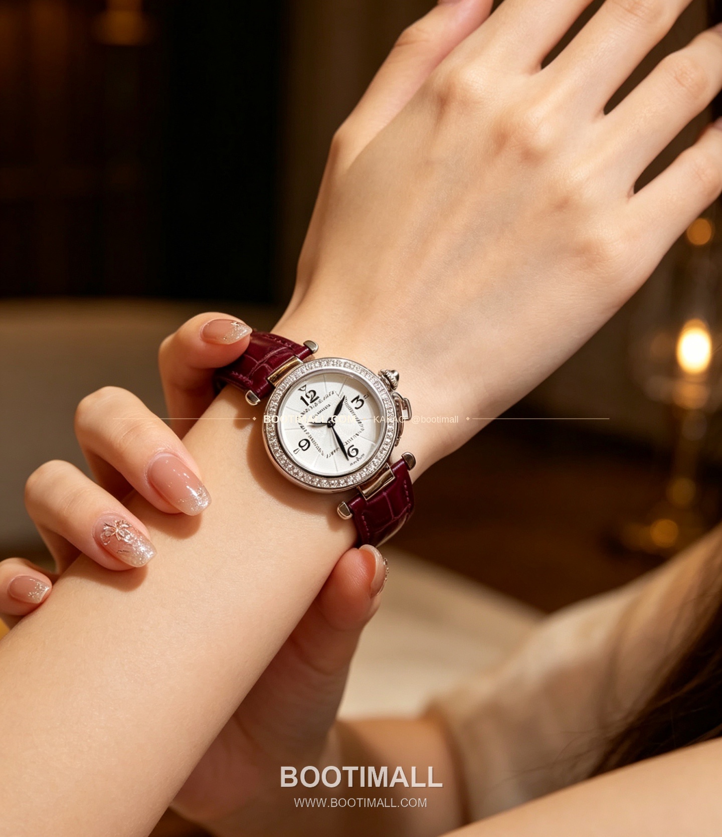 까르띠에 파샤 드 까르띠에 스틸 블루핸즈 쿼츠 Cartier Pasha de Cartier Steel Blue Hands Quartz 35mm 10