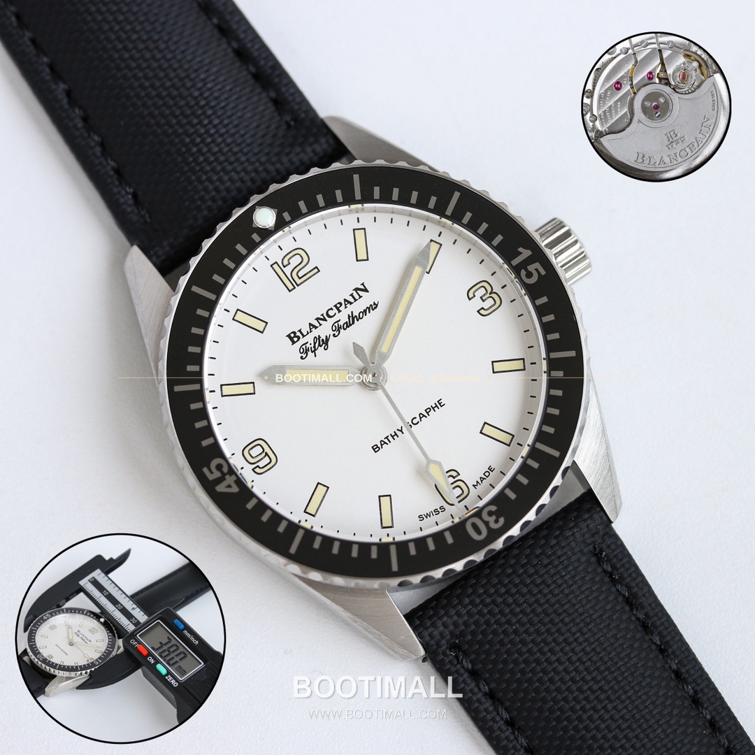 블랑팡 피프티패덤즈 바티스카프 세라믹 오토매틱 Blancpain Fifty Fathoms Bathyscaphe Ceramic Automatic 5100-1130 38mm 2