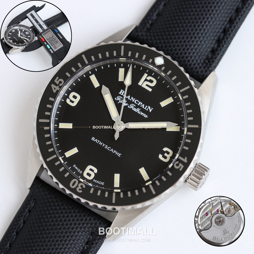 블랑팡 피프티패덤즈 바티스카프 세라믹 오토매틱 Blancpain Fifty Fathoms Bathyscaphe Ceramic Automatic 5100-1130 38mm 6