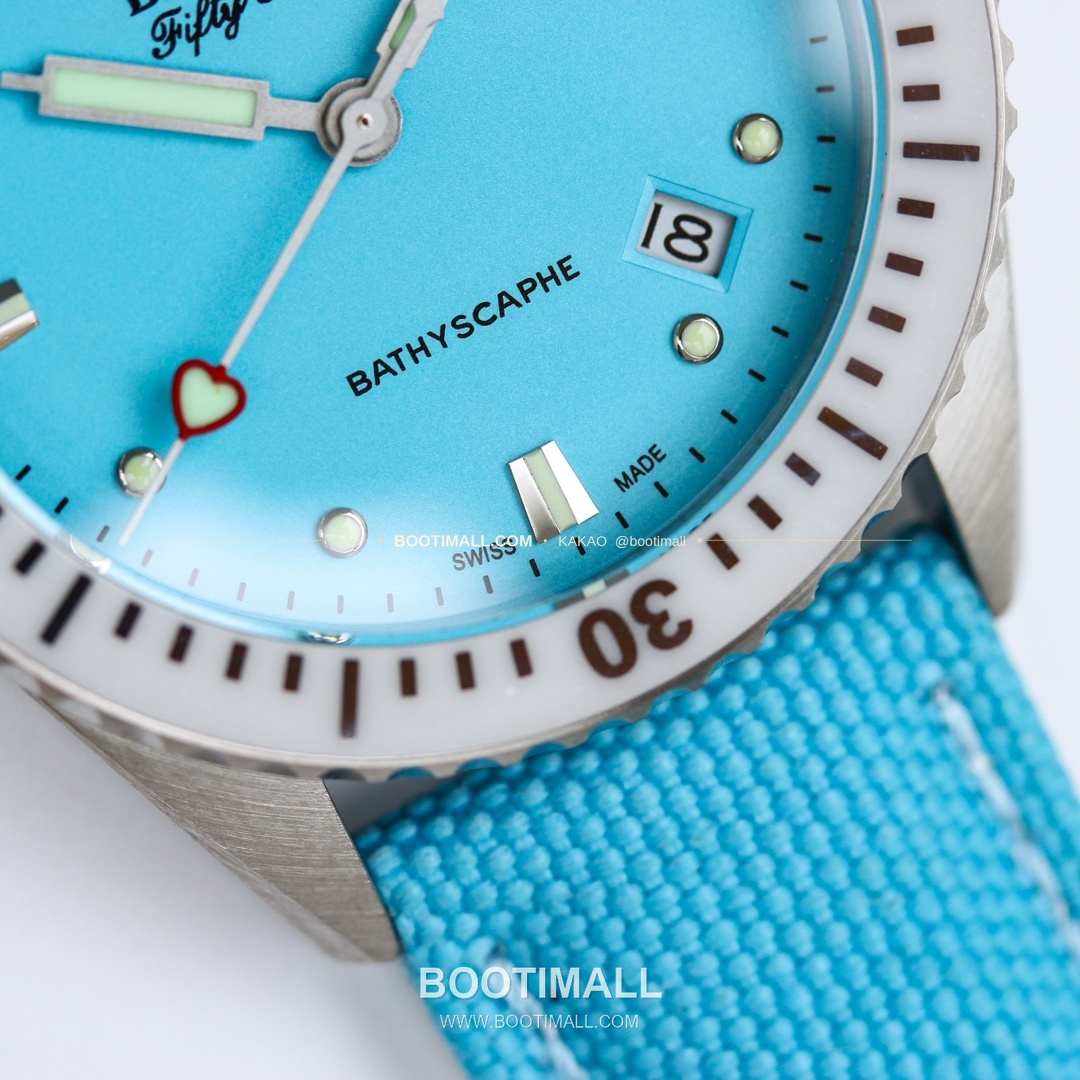 블랑팡 피프티패덤즈 바티스카프 세라믹 오토매틱 Blancpain Fifty Fathoms Bathyscaphe Ceramic Automatic 5100-1130 38mm 6