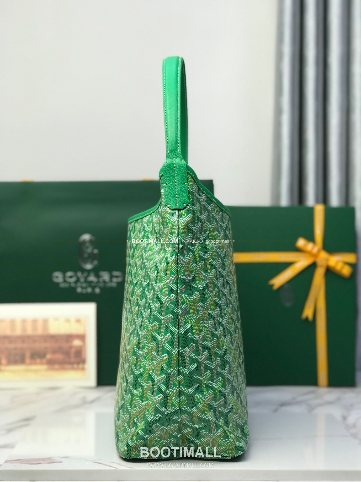 고야드 호보 보헴 고야르딘 캔버스 멀티컬러 숄더백 Goyard Hobo Boheme Goyardine Canvas Multicolor Shoulder Bag 020223 43cm 3