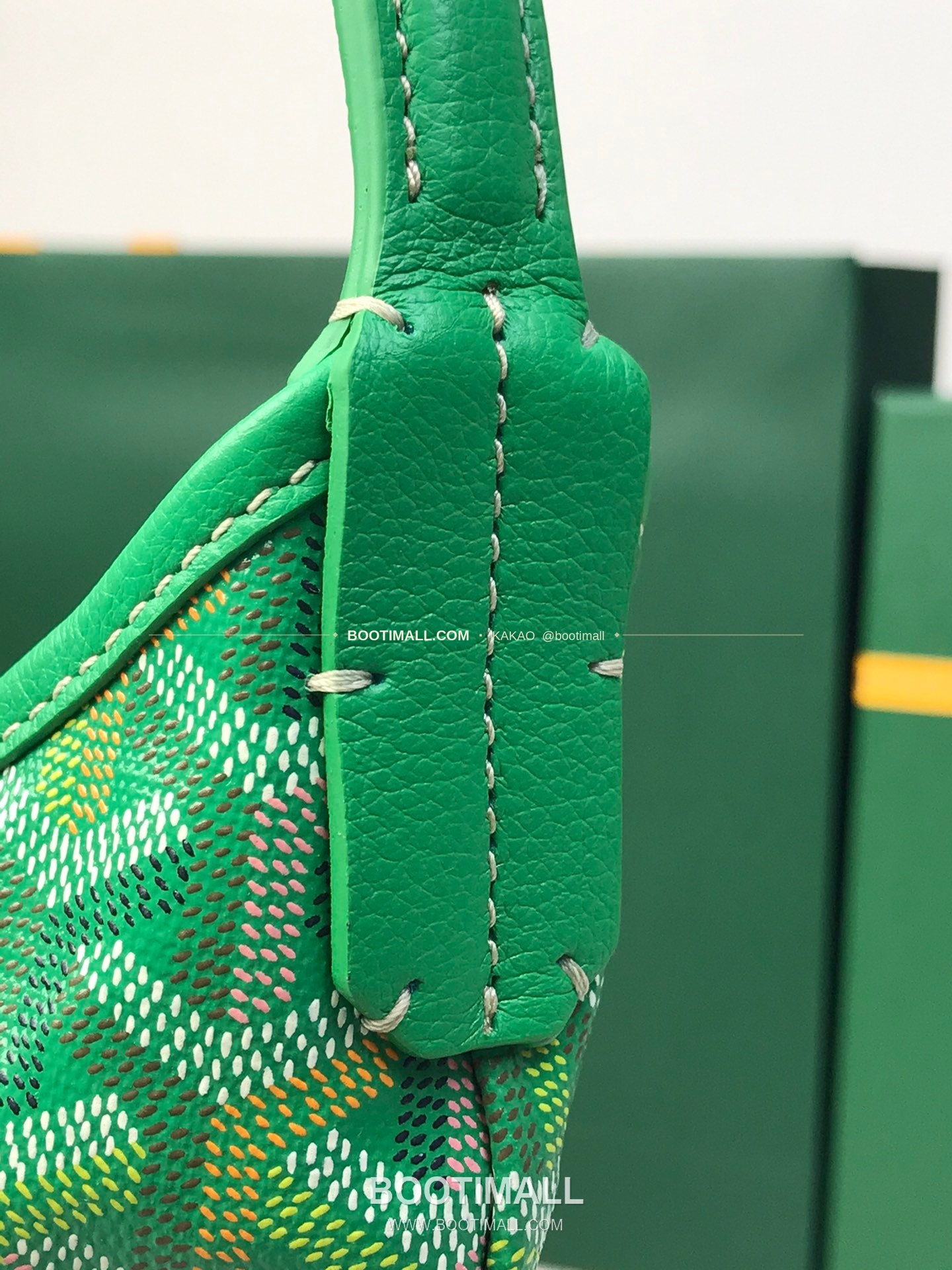 고야드 호보 보헴 고야르딘 캔버스 멀티컬러 숄더백 Goyard Hobo Boheme Goyardine Canvas Multicolor Shoulder Bag 020223 43cm 5