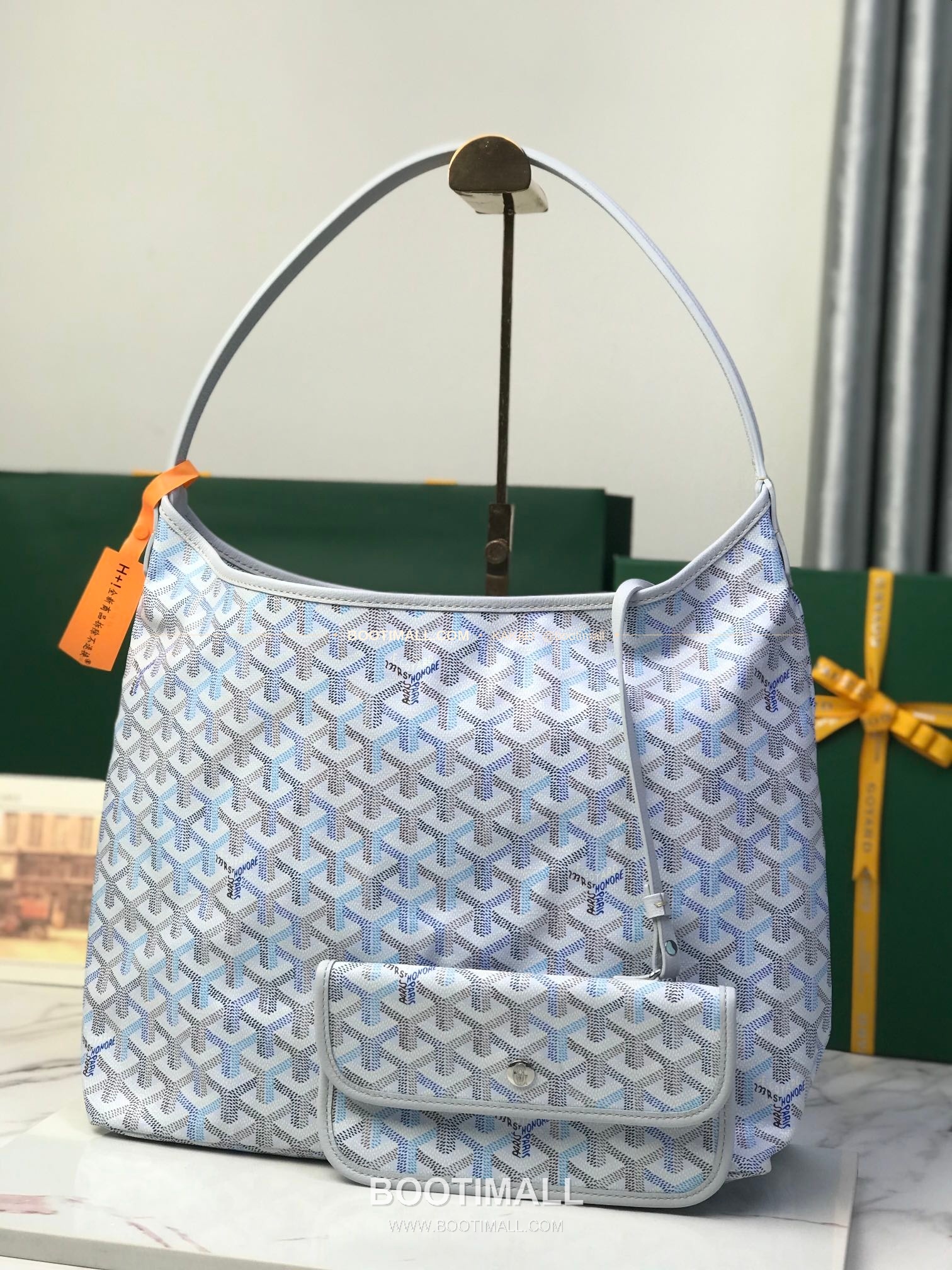 고야드 호보 보헴 고야르딘 캔버스 멀티컬러 숄더백 Goyard Hobo Boheme Goyardine Canvas Multicolor Shoulder Bag 020223 43cm 1