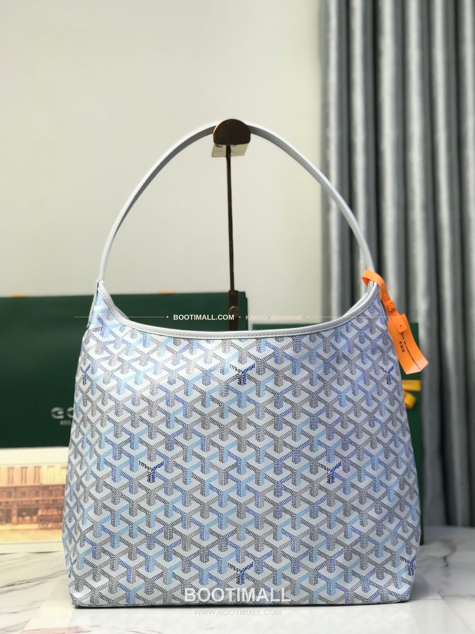 고야드 호보 보헴 고야르딘 캔버스 멀티컬러 숄더백 Goyard Hobo Boheme Goyardine Canvas Multicolor Shoulder Bag 020223 43cm 3
