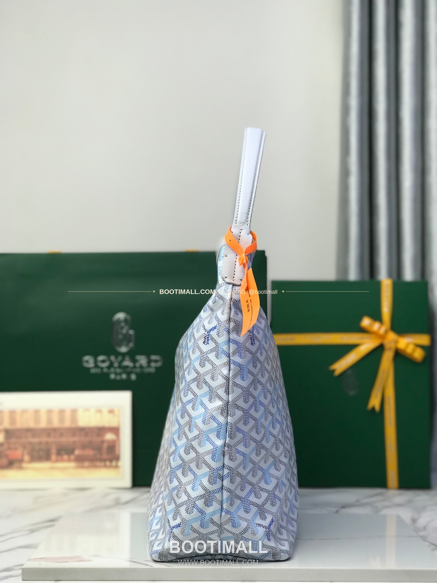 고야드 호보 보헴 고야르딘 캔버스 멀티컬러 숄더백 Goyard Hobo Boheme Goyardine Canvas Multicolor Shoulder Bag 020223 43cm 4