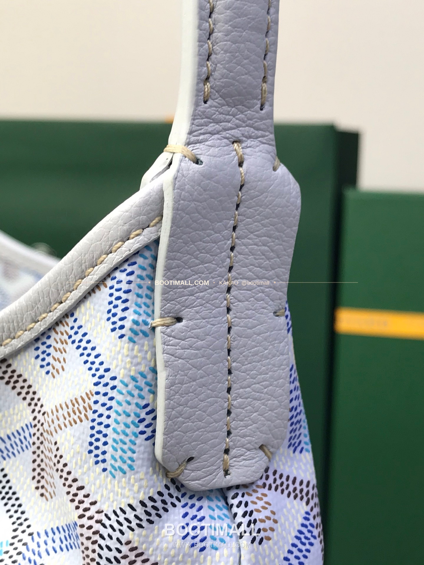 고야드 호보 보헴 고야르딘 캔버스 멀티컬러 숄더백 Goyard Hobo Boheme Goyardine Canvas Multicolor Shoulder Bag 020223 43cm 5