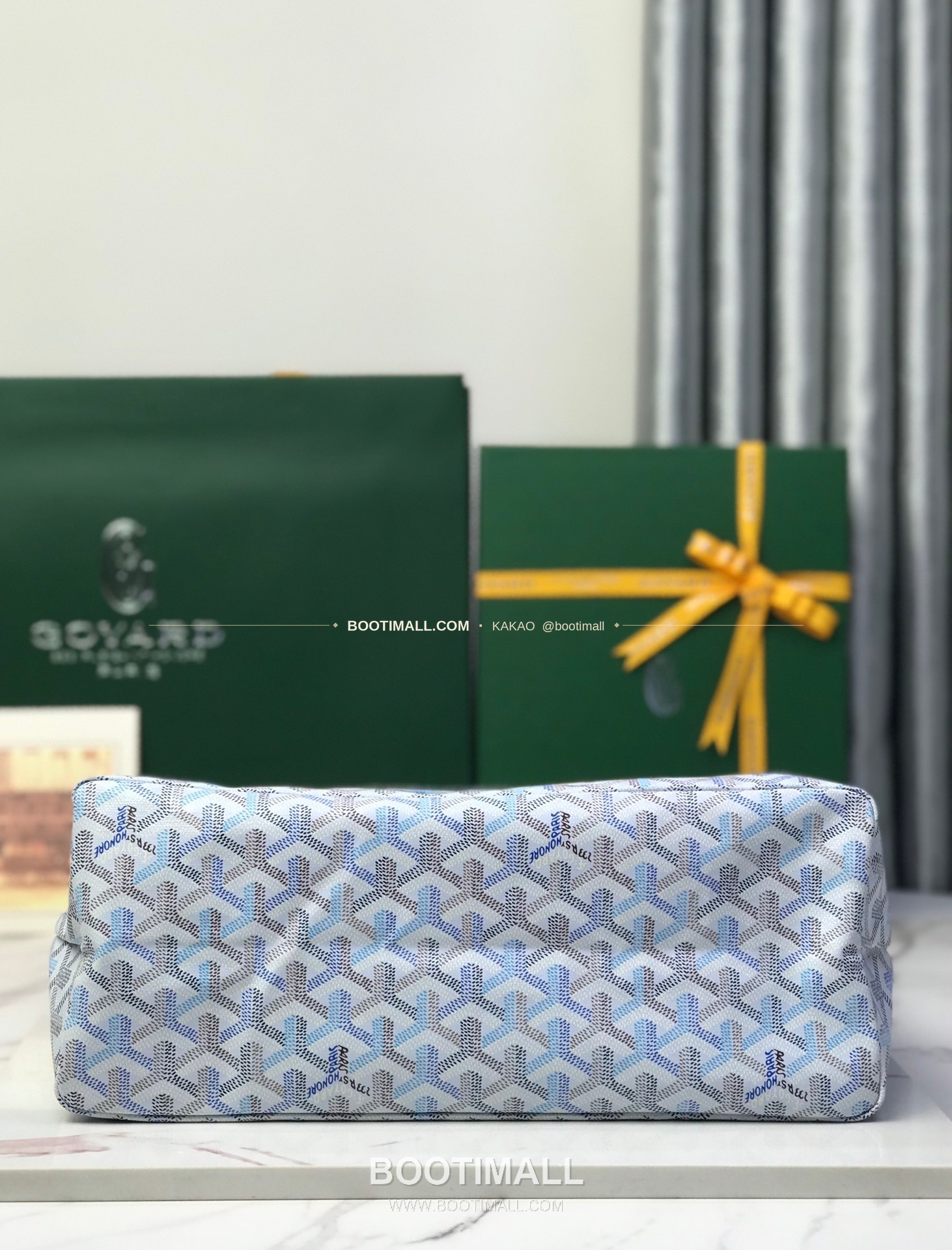 고야드 호보 보헴 고야르딘 캔버스 멀티컬러 숄더백 Goyard Hobo Boheme Goyardine Canvas Multicolor Shoulder Bag 020223 43cm 8