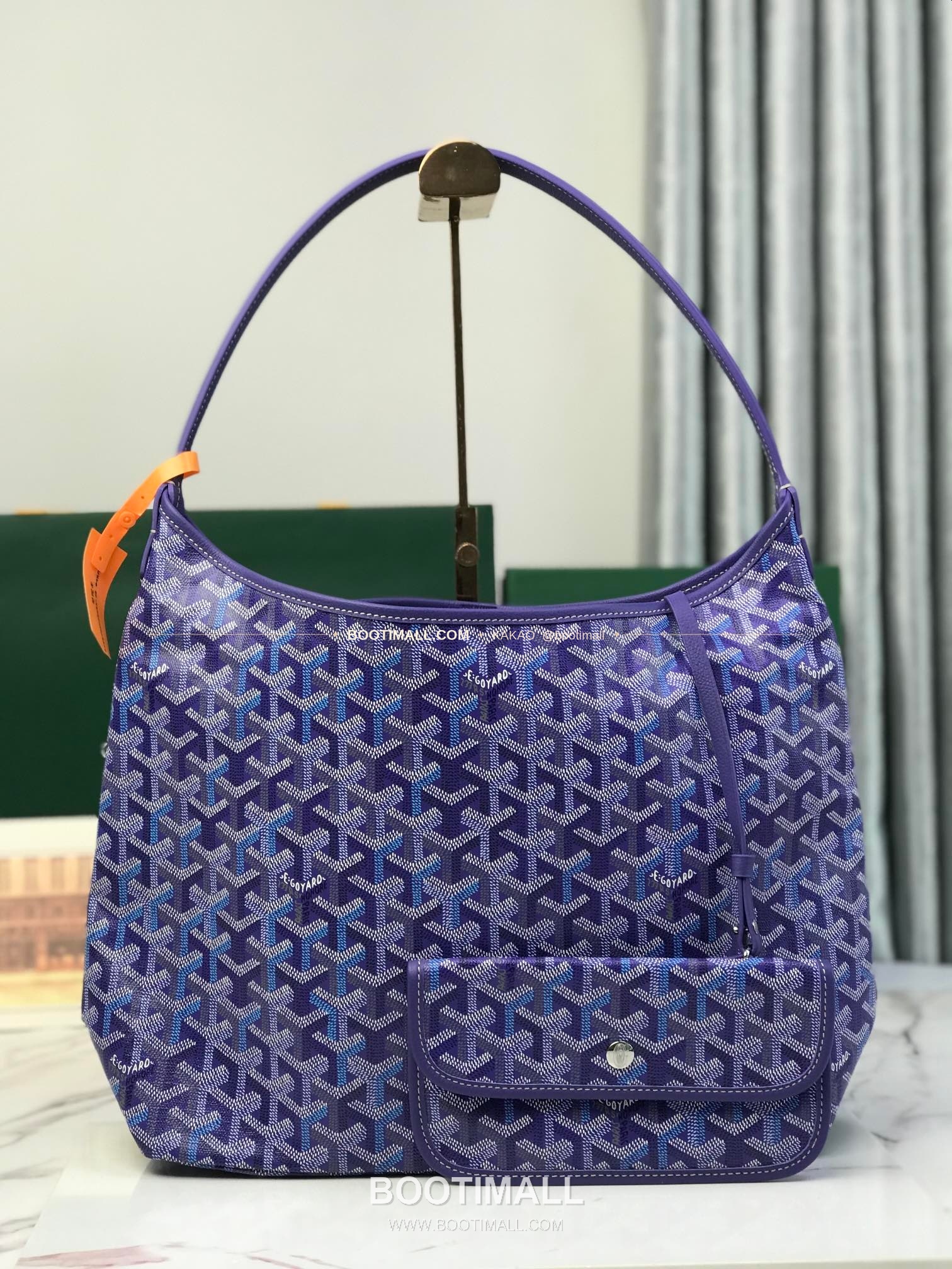 고야드 호보 보헴 고야르딘 캔버스 멀티컬러 숄더백 Goyard Hobo Boheme Goyardine Canvas Multicolor Shoulder Bag 020223 43cm 1