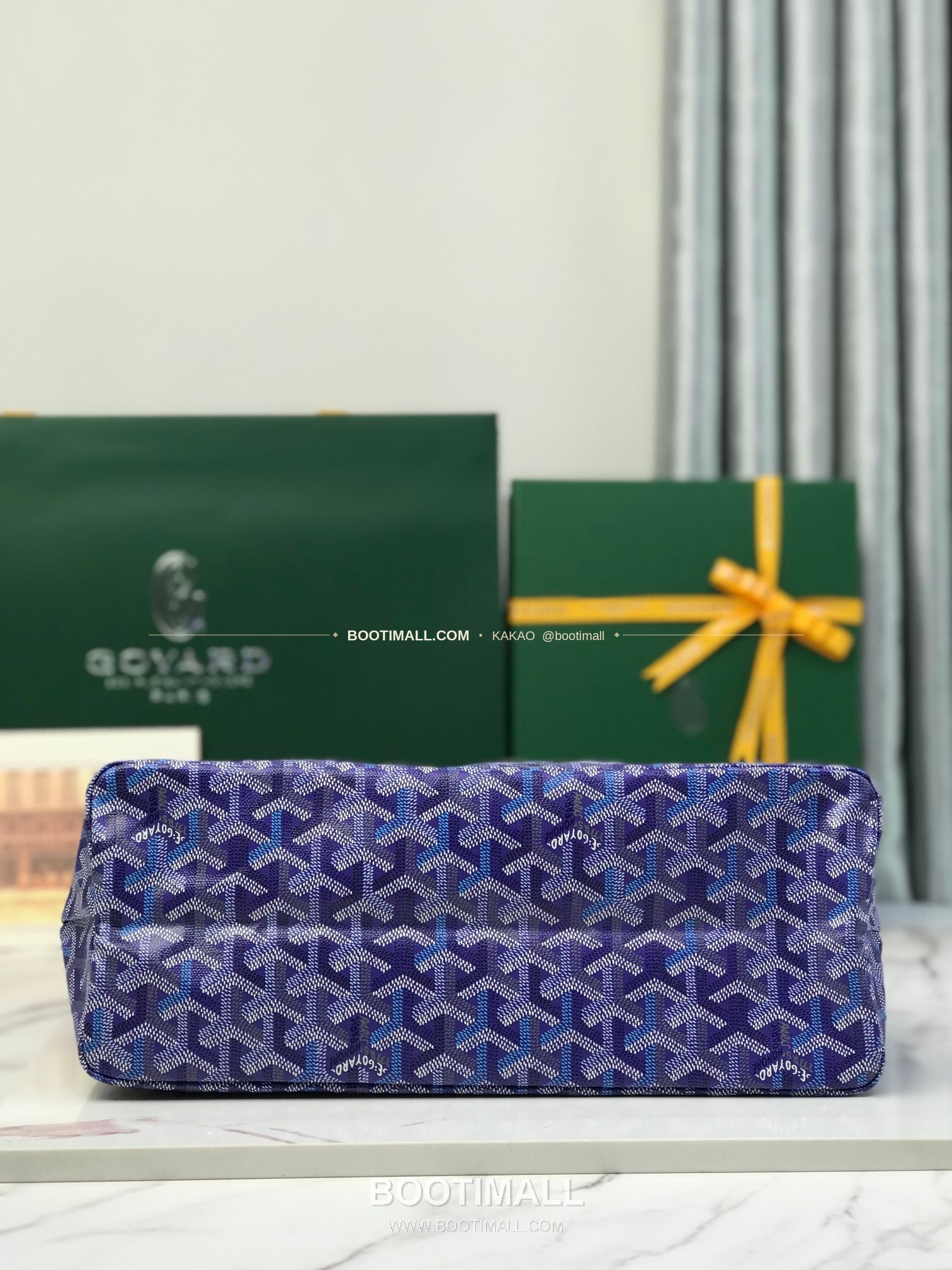 고야드 호보 보헴 고야르딘 캔버스 멀티컬러 숄더백 Goyard Hobo Boheme Goyardine Canvas Multicolor Shoulder Bag 020223 43cm 4