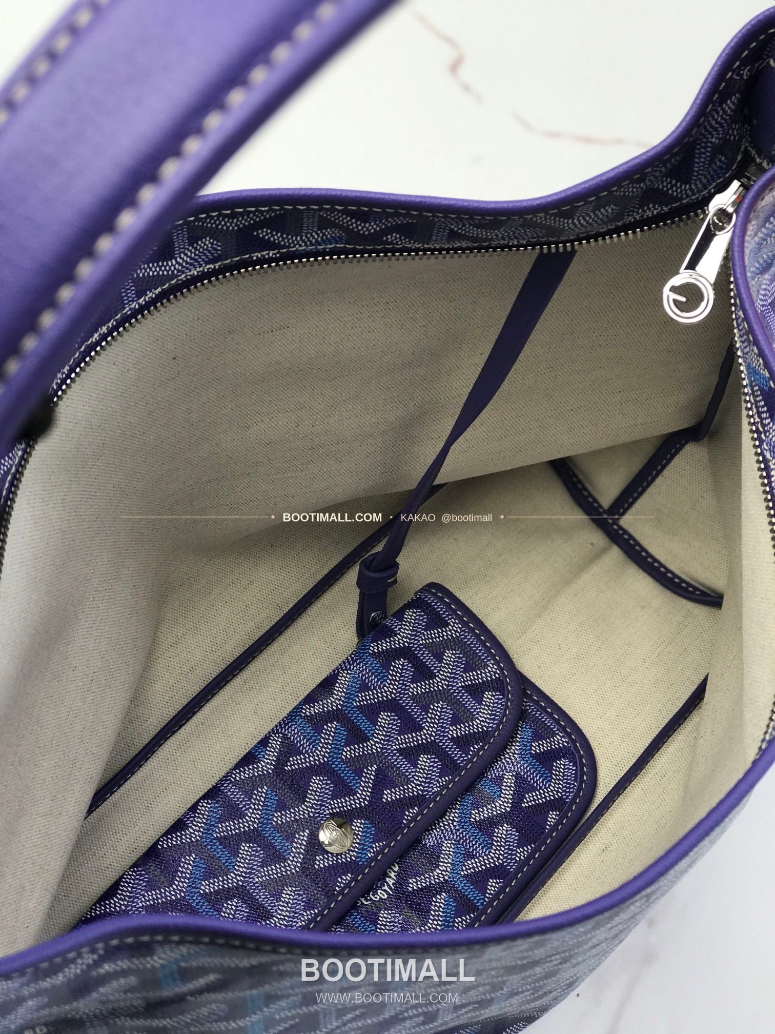 고야드 호보 보헴 고야르딘 캔버스 멀티컬러 숄더백 Goyard Hobo Boheme Goyardine Canvas Multicolor Shoulder Bag 020223 43cm 7