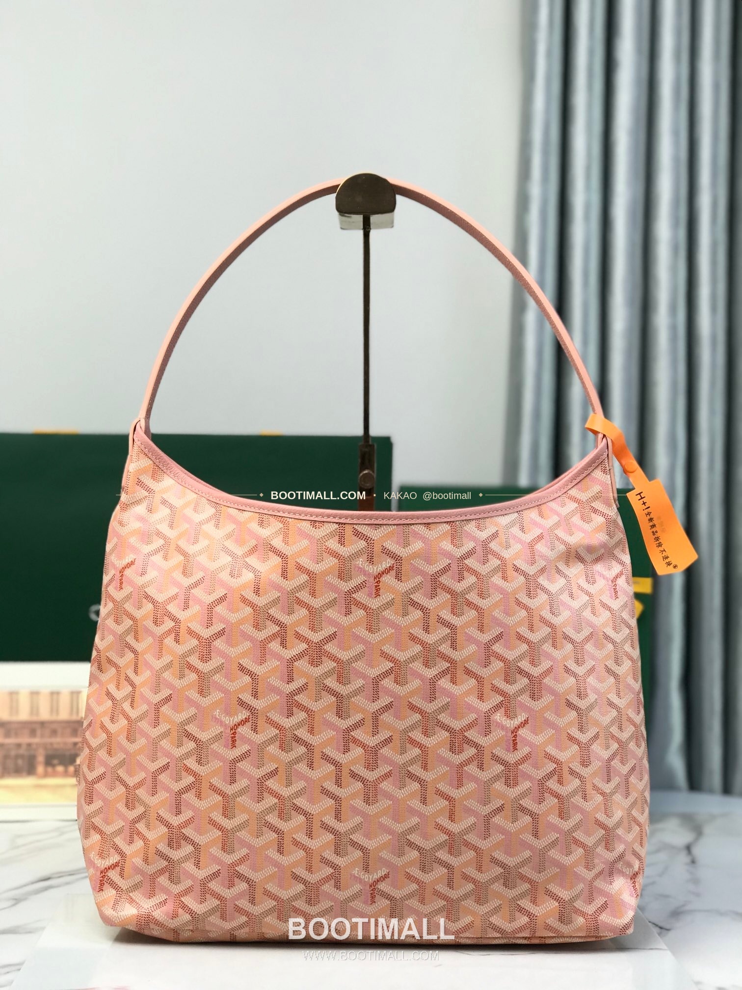 고야드 호보 보헴 고야르딘 캔버스 멀티컬러 숄더백 Goyard Hobo Boheme Goyardine Canvas Multicolor Shoulder Bag 020223 43cm 1