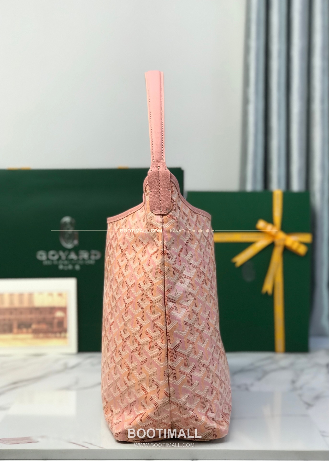 고야드 호보 보헴 고야르딘 캔버스 멀티컬러 숄더백 Goyard Hobo Boheme Goyardine Canvas Multicolor Shoulder Bag 020223 43cm 3