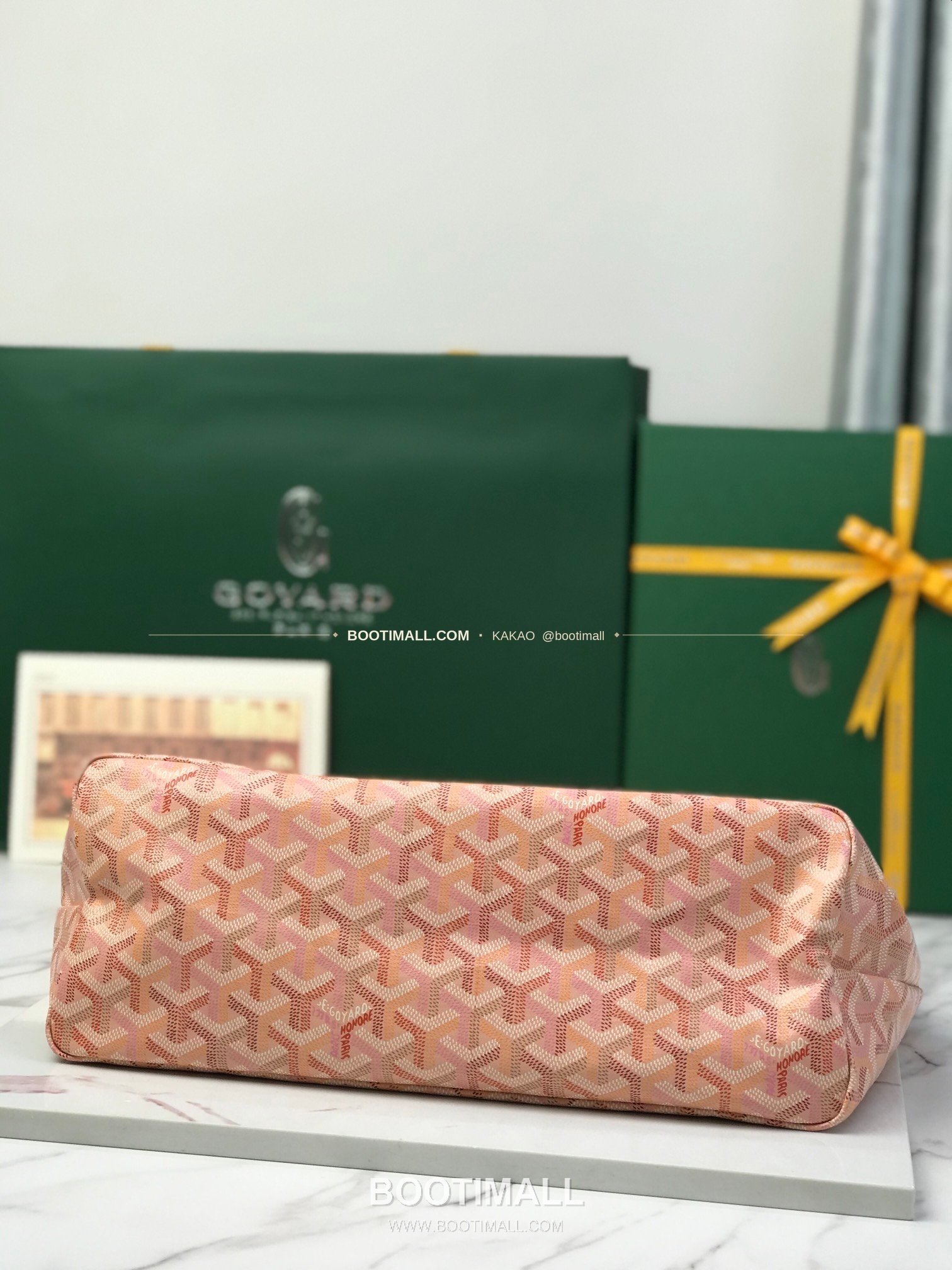 고야드 호보 보헴 고야르딘 캔버스 멀티컬러 숄더백 Goyard Hobo Boheme Goyardine Canvas Multicolor Shoulder Bag 020223 43cm 4