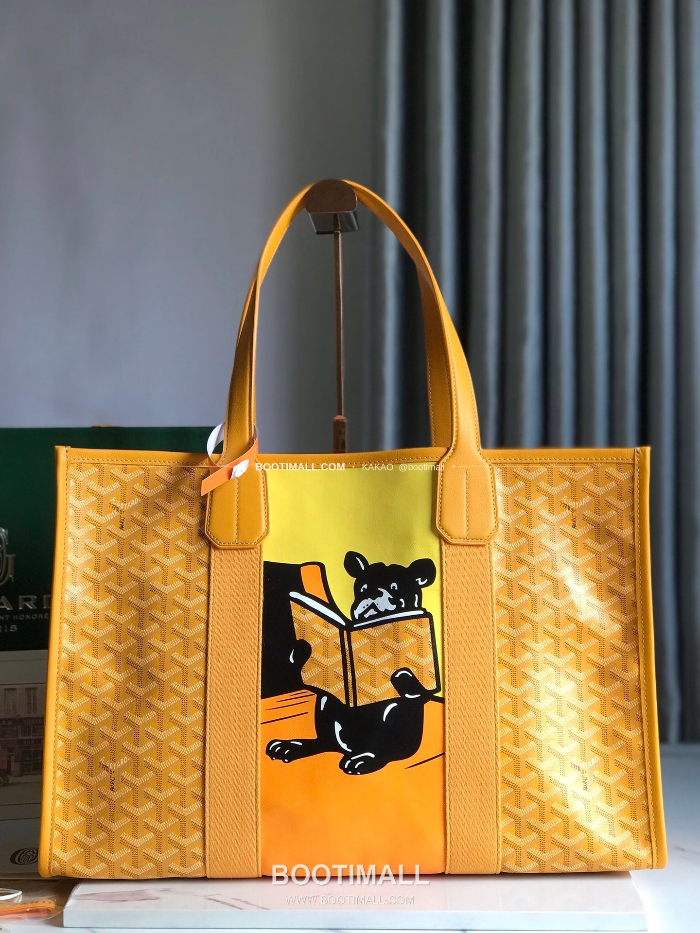 고야드 빌레트 고야르딘 불독 그래픽 토트백 Goyard Villette Goyardine Bulldog Graphic Tote Bag 020220 45.5cm 1
