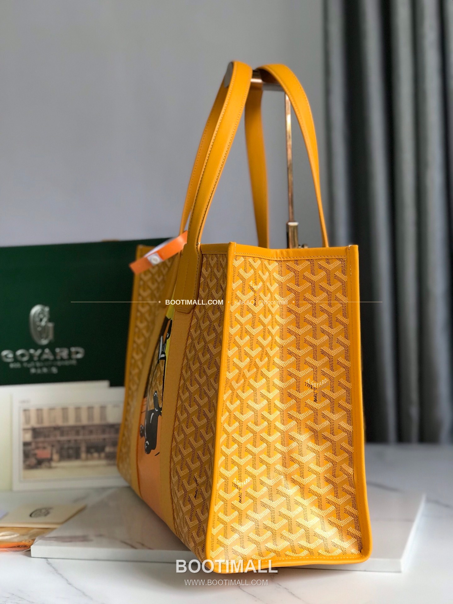 고야드 빌레트 고야르딘 불독 그래픽 토트백 Goyard Villette Goyardine Bulldog Graphic Tote Bag 020220 45.5cm 2